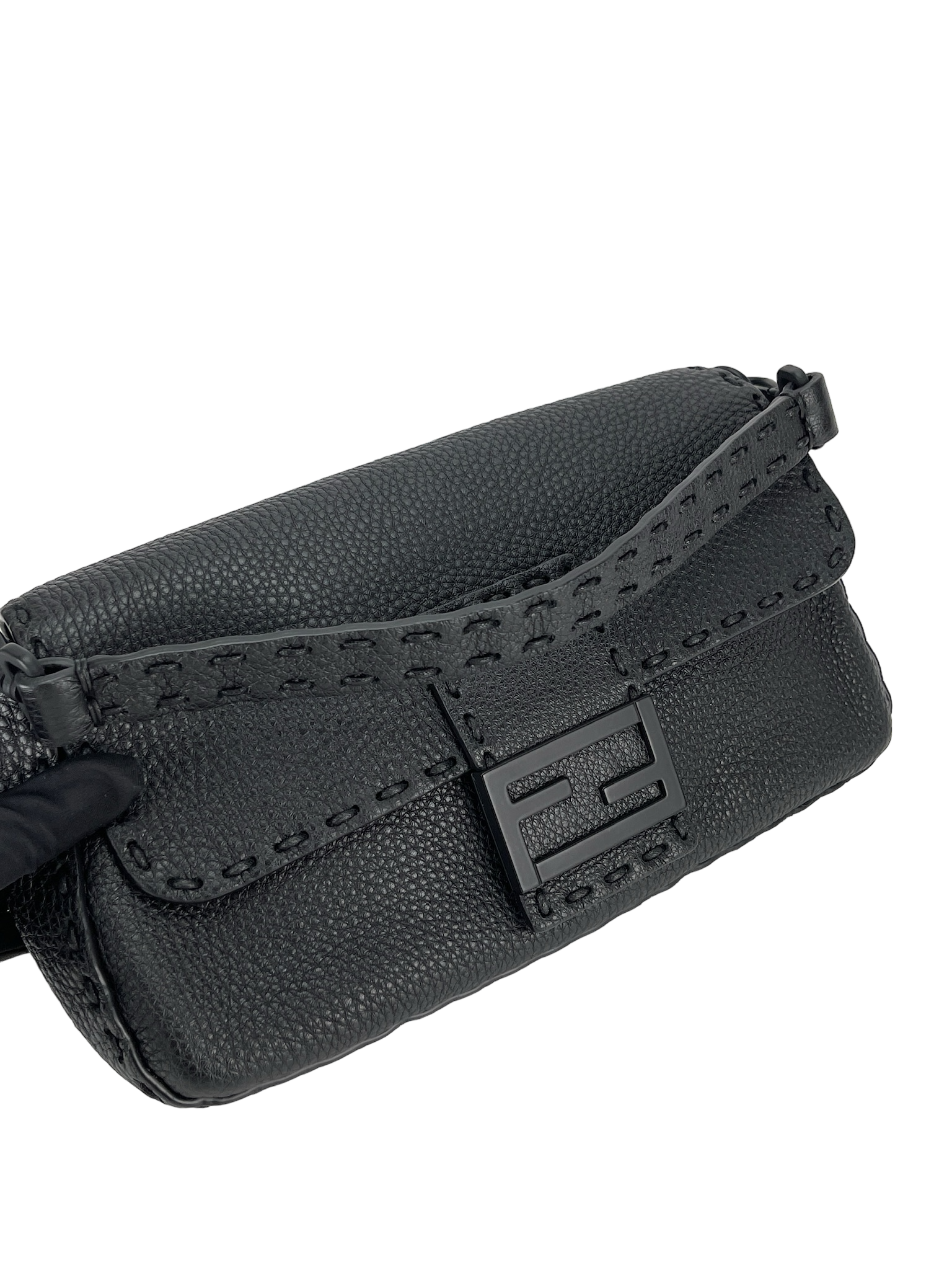 FENDI - Black Sellerria Baguette 2way Bag