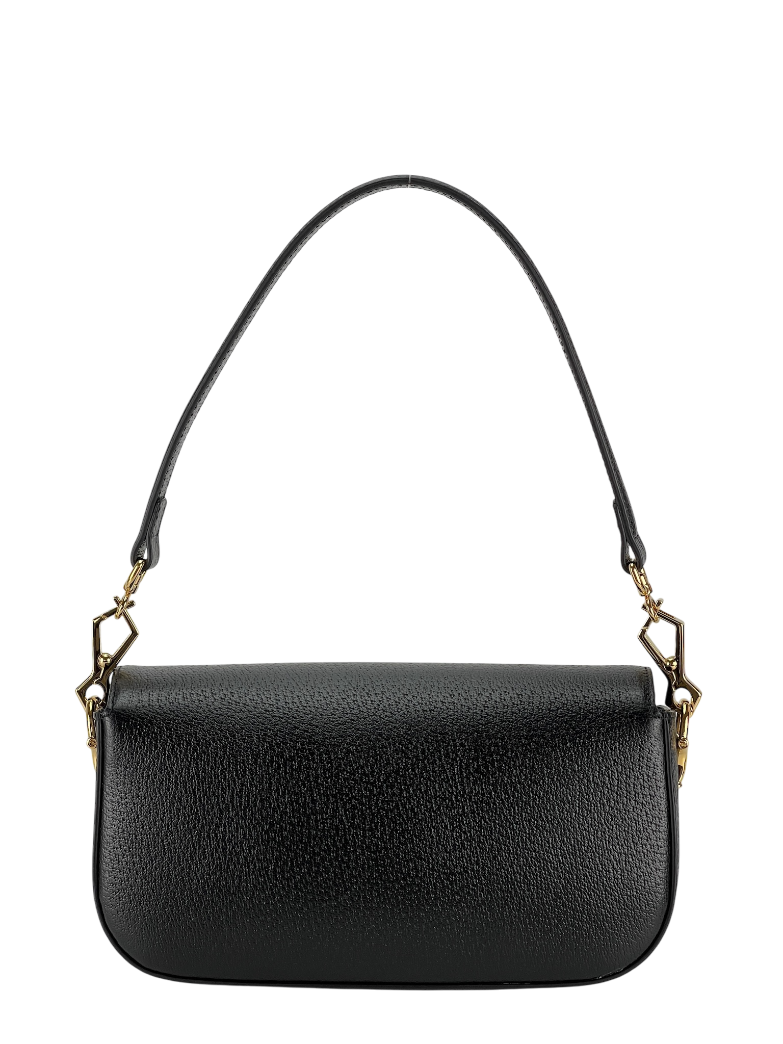 GUCCI - Gucci x Adidas Horsebit 1955 Shoulder Bag Black White Calfskin