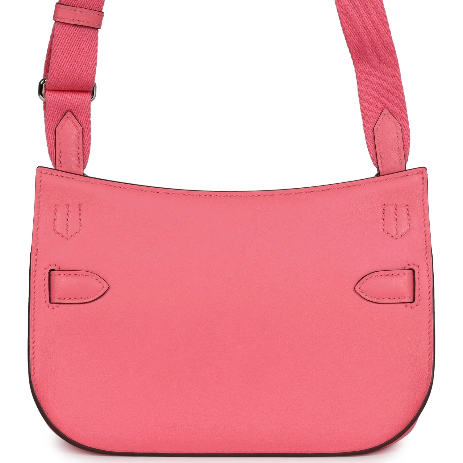 Hermes Mini Jypsiere Rose Azalee Swift Palladium Hardware
