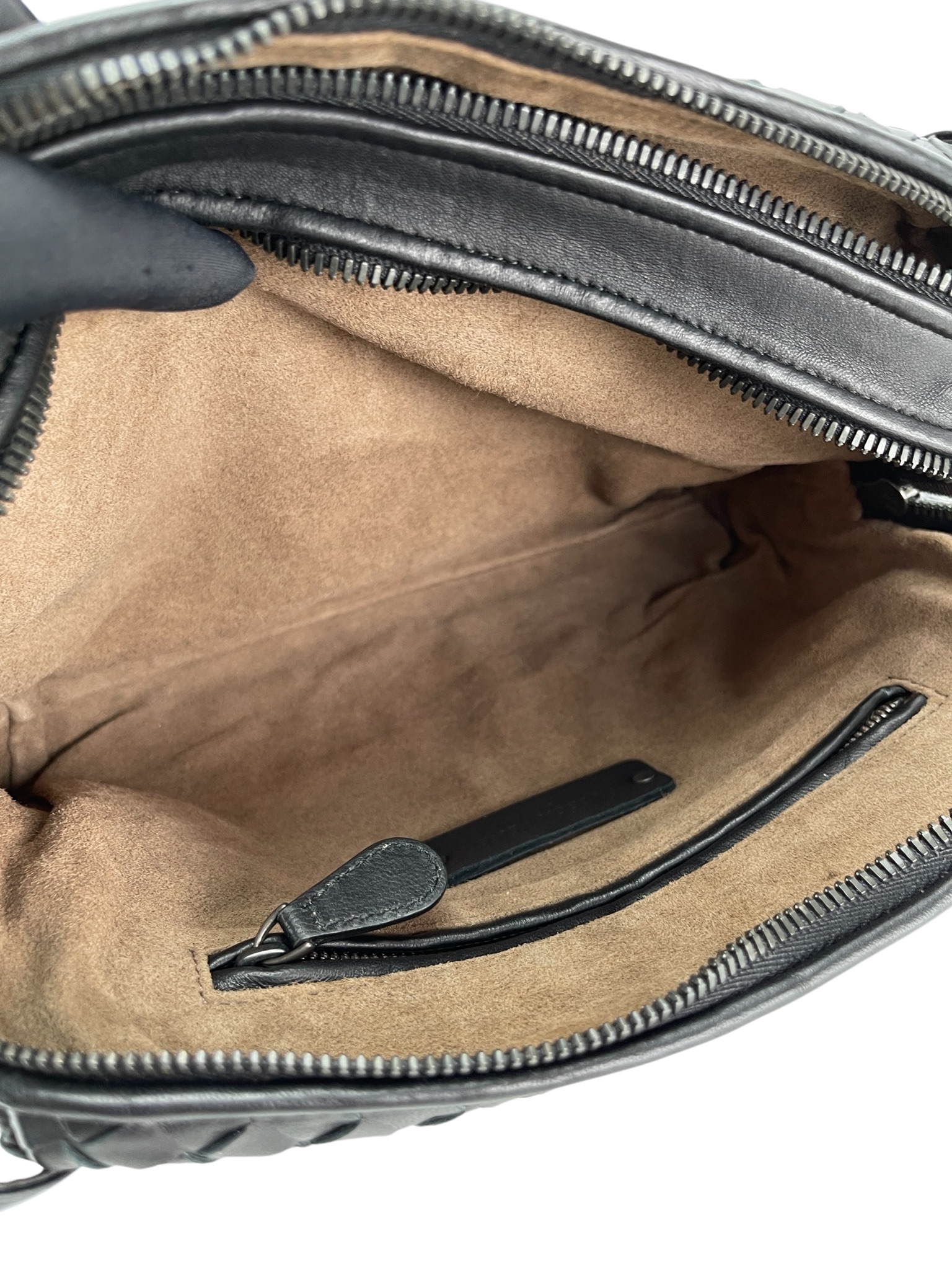 BOTTEGA VENETA - Black Nodini Intrecciato Crossbody Bag