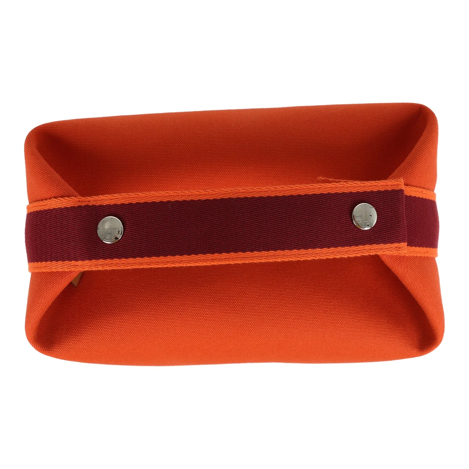 Hermes Bride A Brac GM Feu Canvas Palladium Hardware