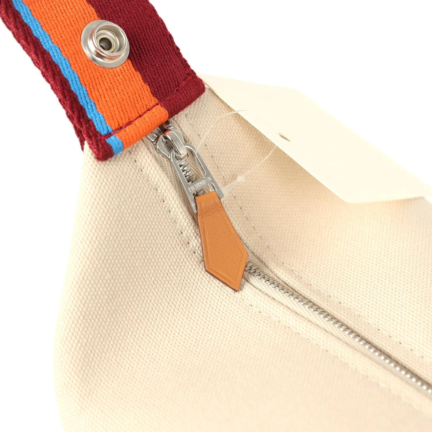 Hermes Bride A Brac Pavillon PM Naturel Canvas Palladium Hardware