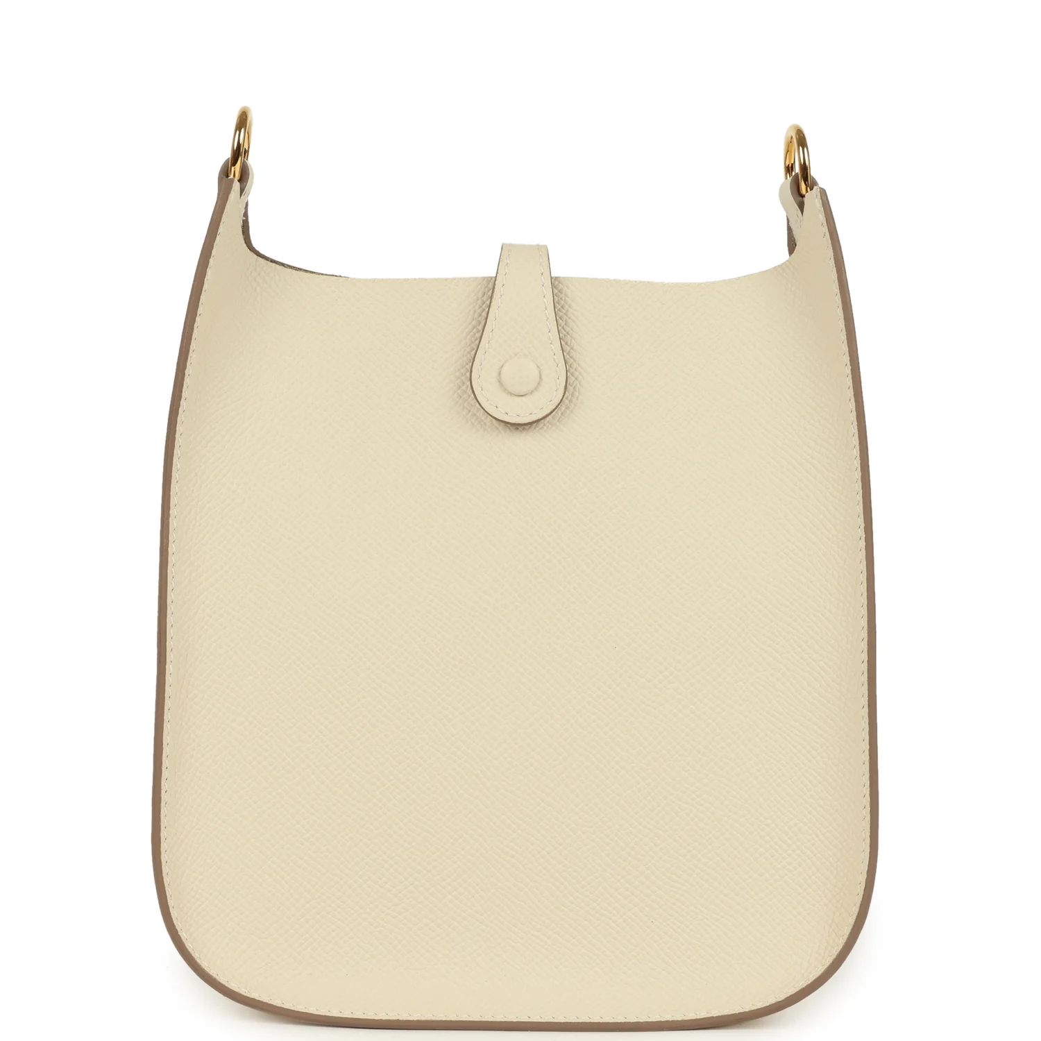 Hermes Evelyne Sellier TPM Craie Epsom Gold Hardware
