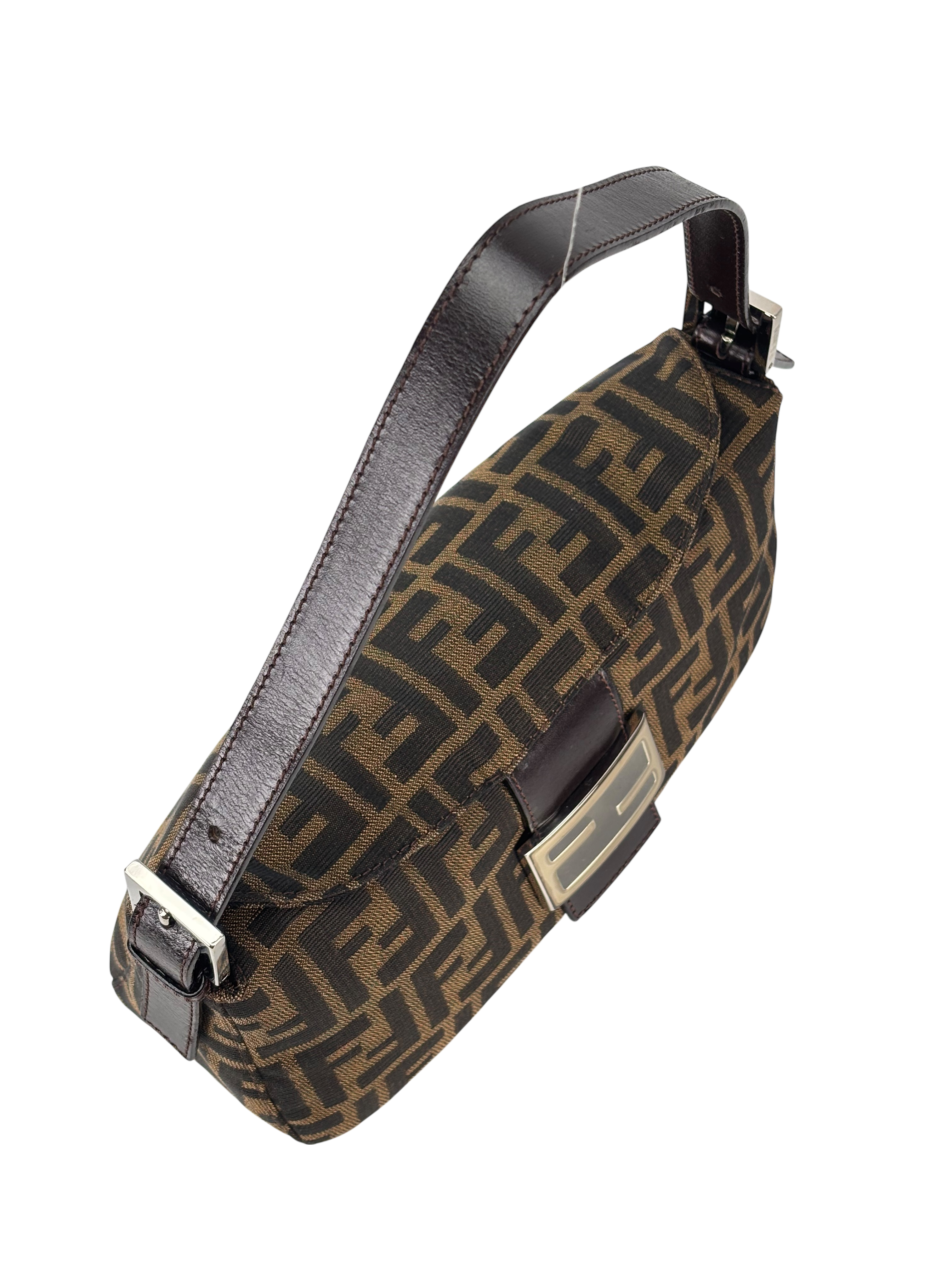 FENDI - Zucca Canvas Baguette Shoulder Bag