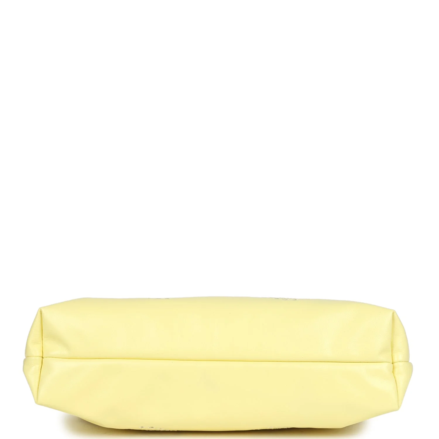 Chanel Small 22 Bag Yellow Shiny Calfskin Brushed Gold Hardware