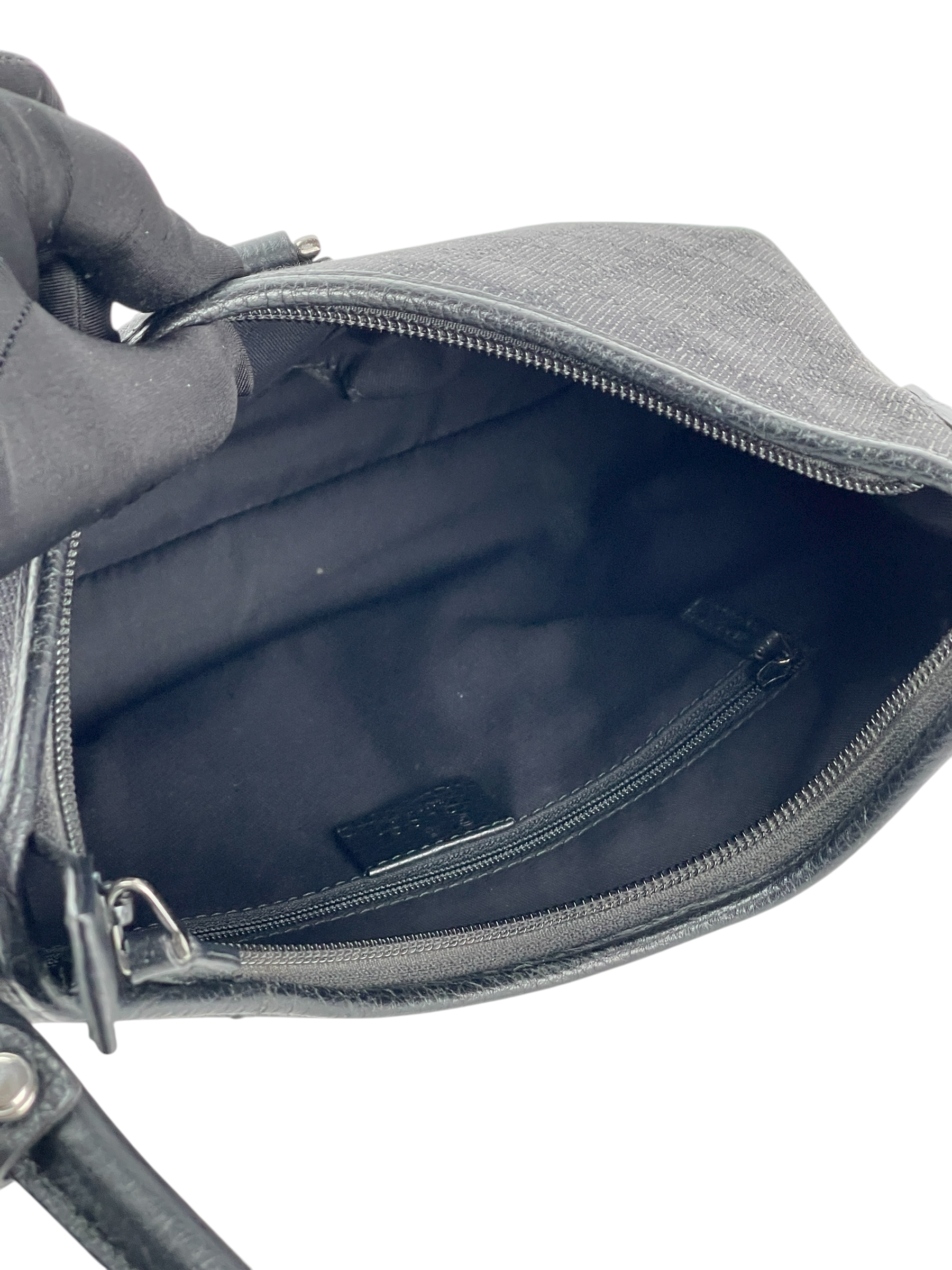 GUCCI - Black Ophidia Abbey Guccissima Semi Shoulder Bag