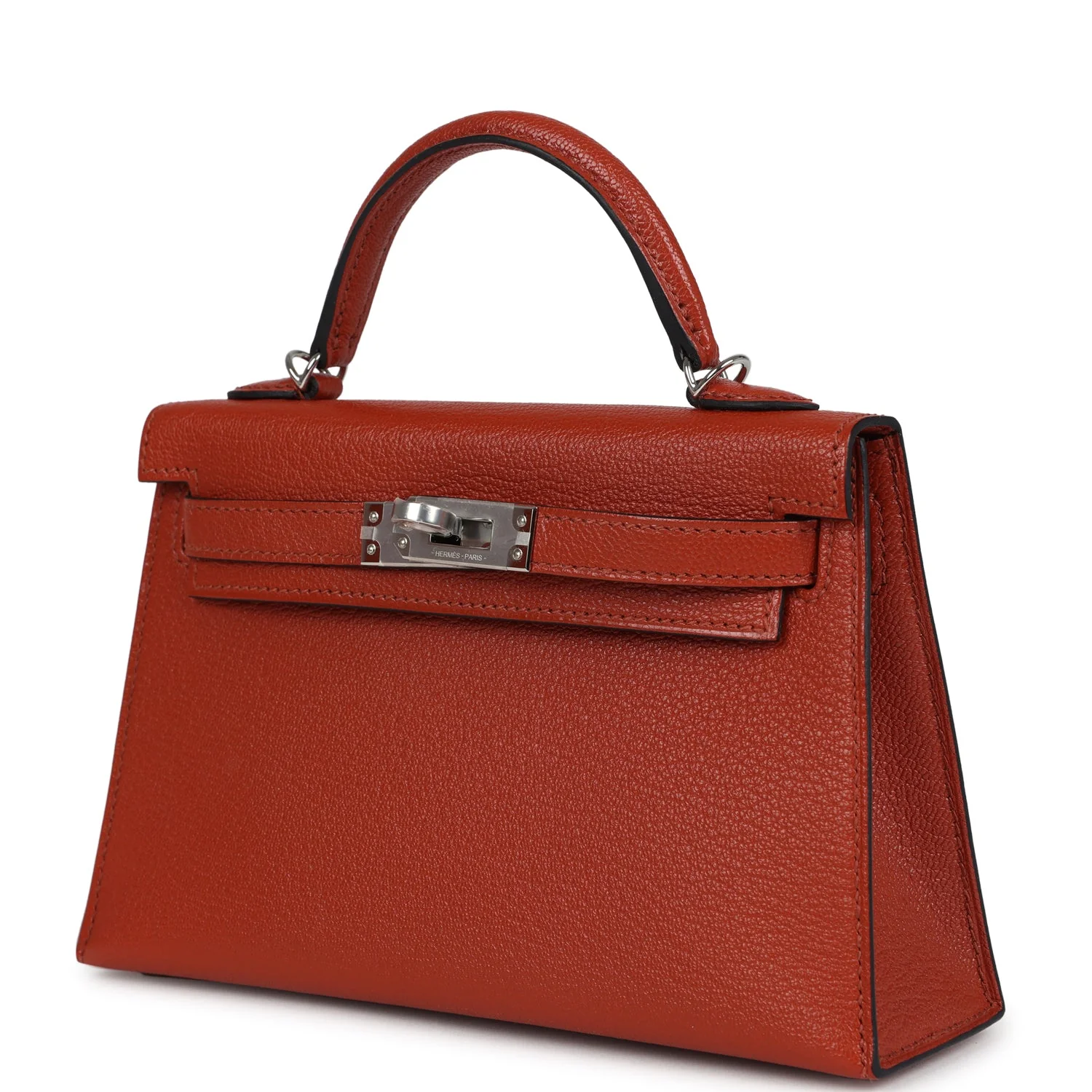 Hermes Kelly Sellier 20 Cuivre Chevre Mysore Palladium Hardware