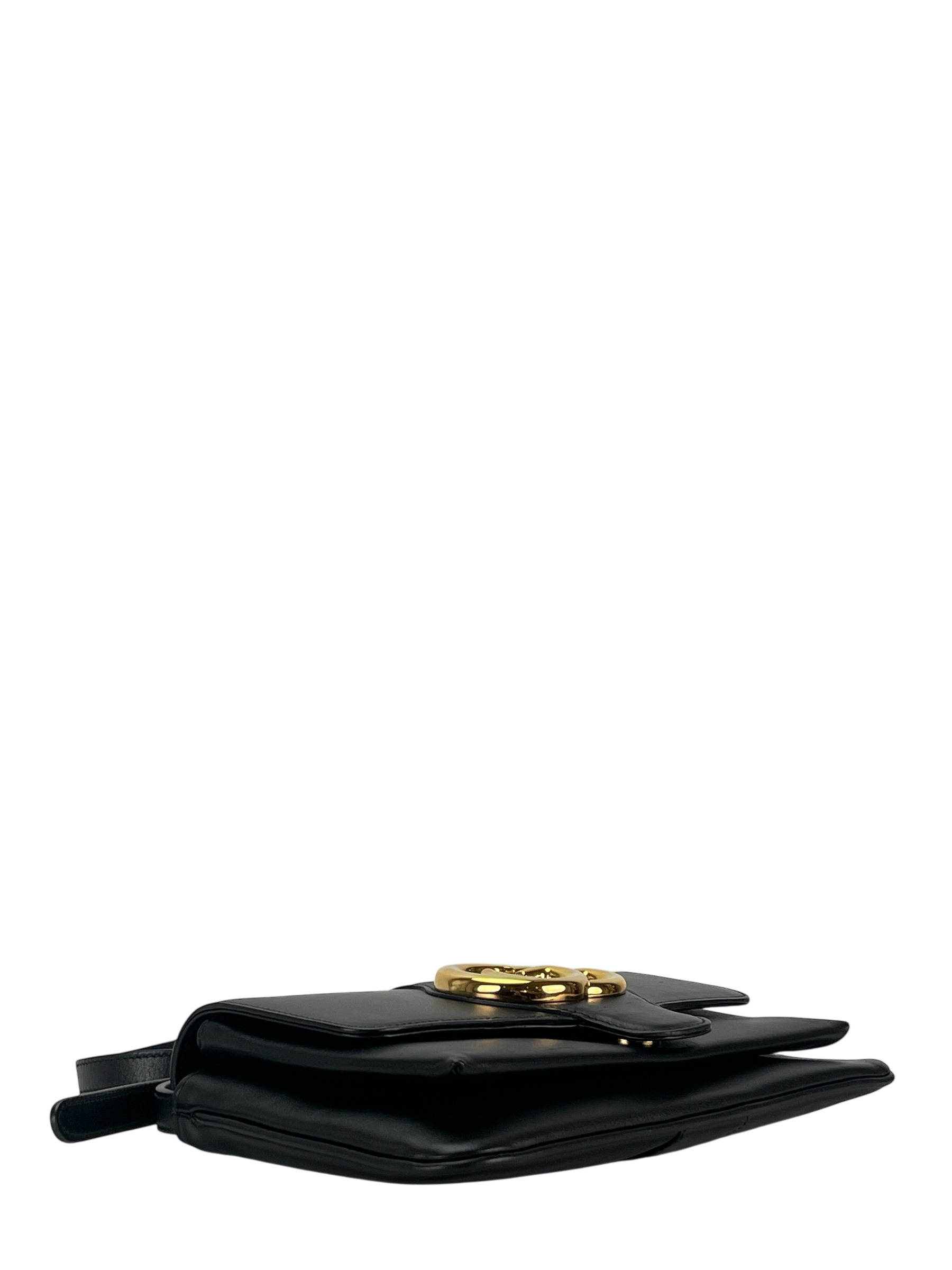 GUCCI - Black Calfskin Ally Leather Shoulder Bag