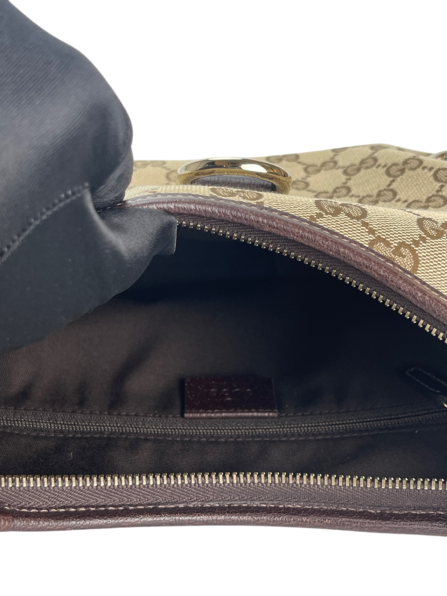 GUCCI - Beige Ophidia Abbey Guccissima Semi Shoulder Bag