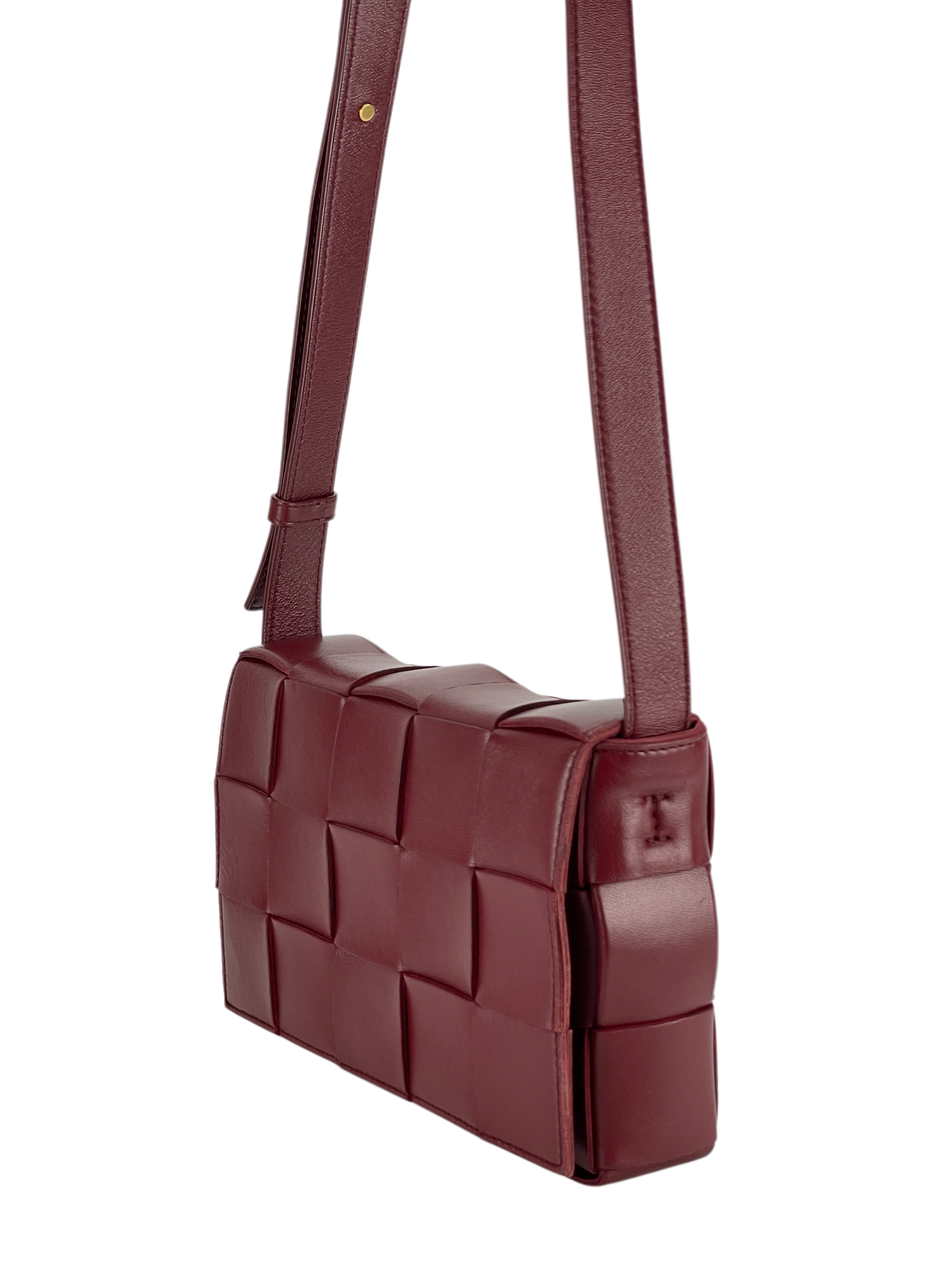BOTTEGA VENETA - Barolo intrecciato leather Small Cassette Crossbody bag