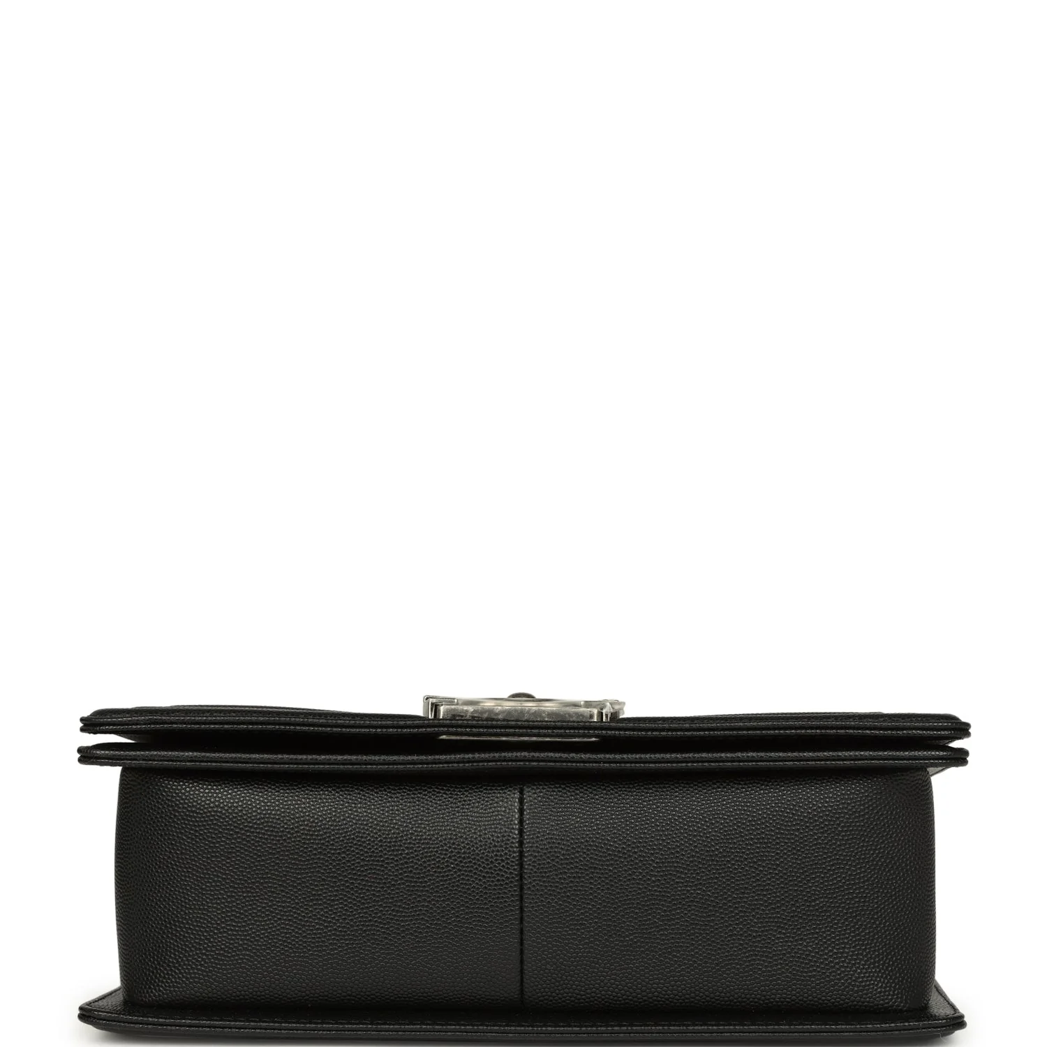 Chanel Medium Boy Bag Black Caviar Aged Ruthenium Hardware