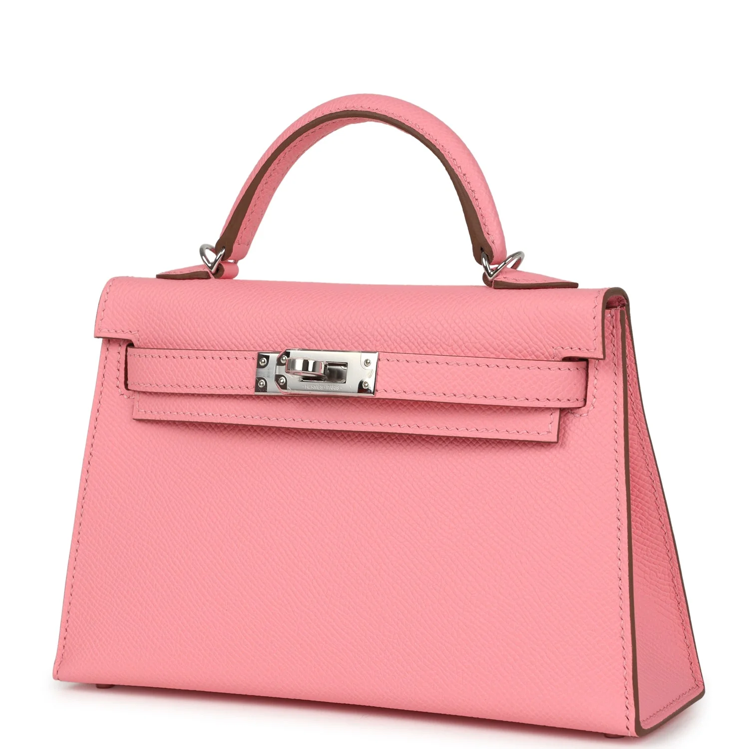 Hermes Kelly Sellier 20 Rose Confetti Epsom Palladium Hardware