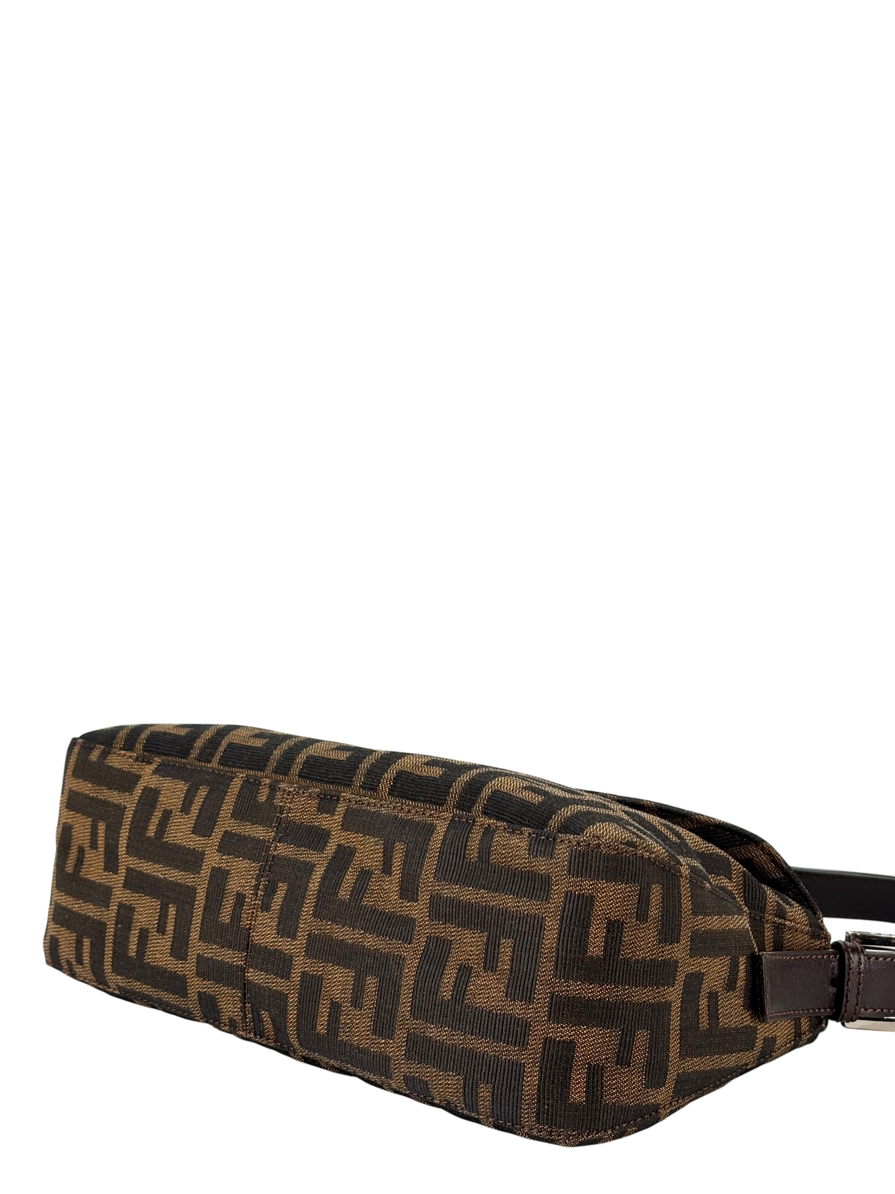 FENDI - Zucca Canvas Mamma Baguette Shoulder Bag