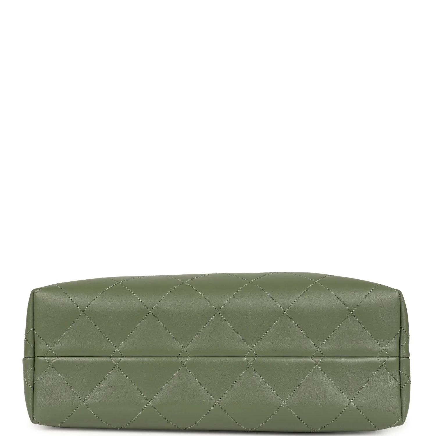 Chanel Small Coco Hobo Bag Khaki Calfskin Antique Gold Hardware