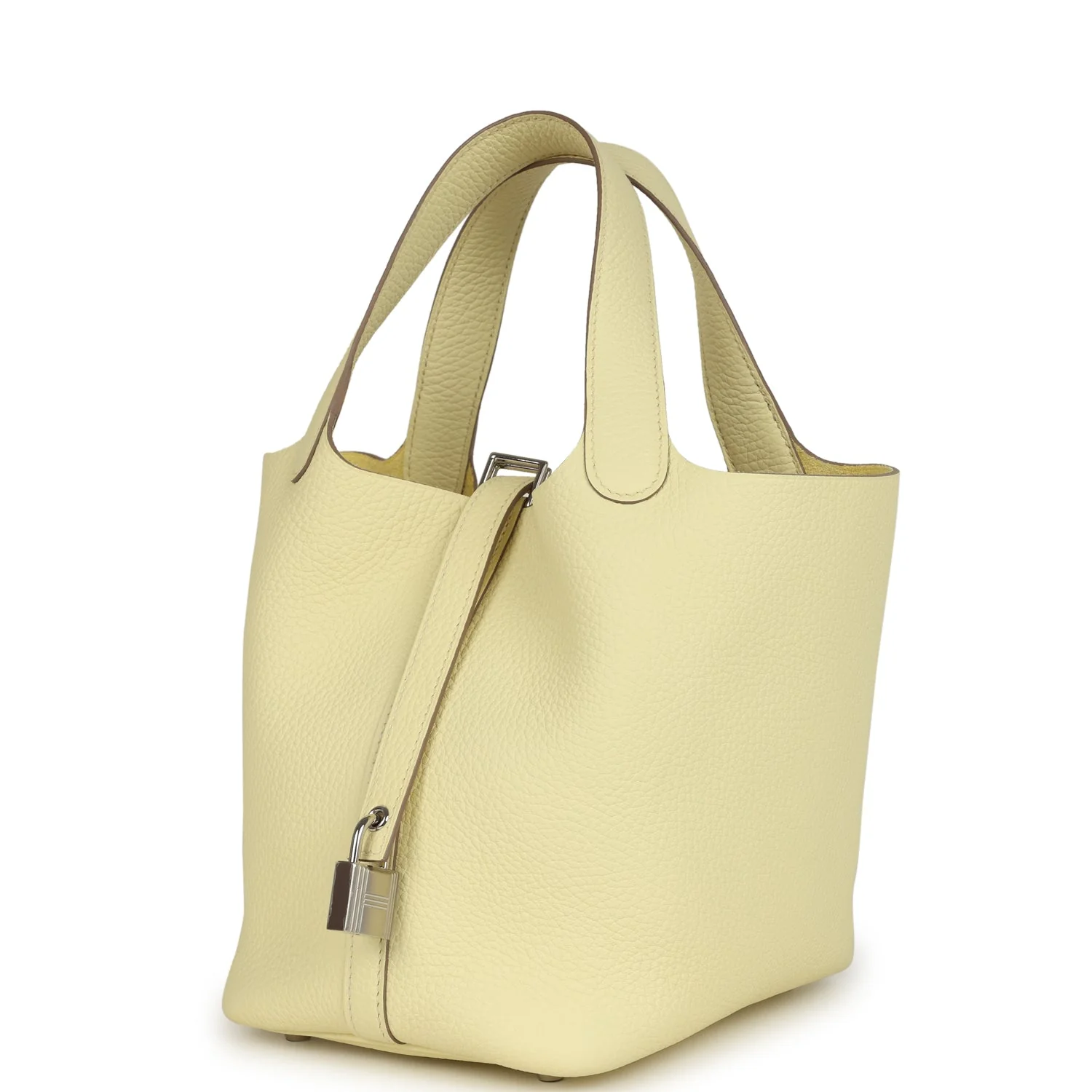 Hermes Picotin Lock 18 Jaune Milton Clemence Palladium Hardware