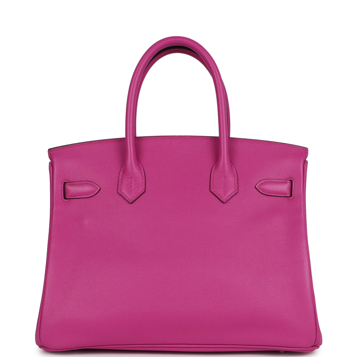 Pre-owned Hermes Birkin 30 Magnolia Novillo Palladium Hardware