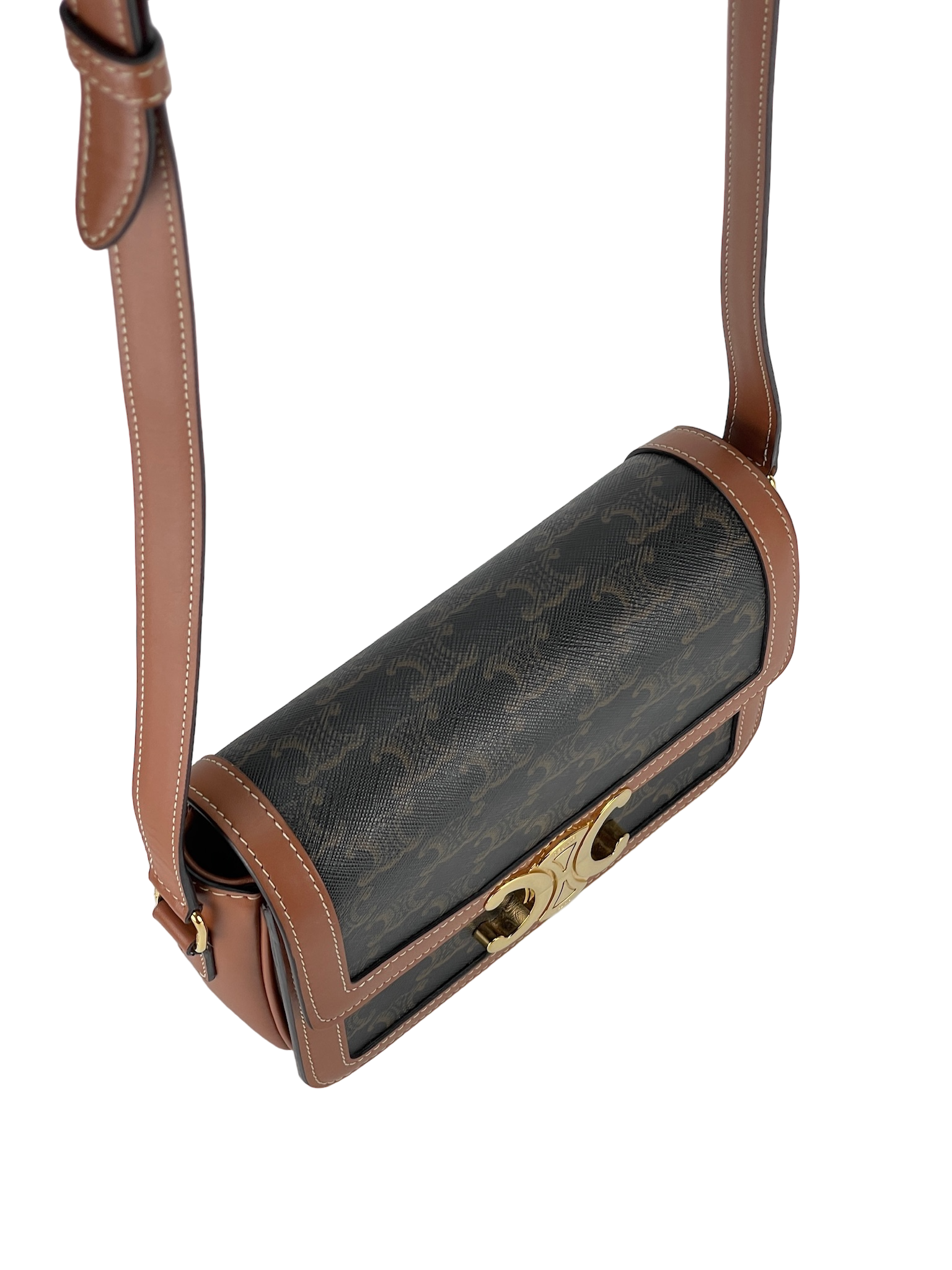 CELINE - Brown Triomphe Shoulder Bag