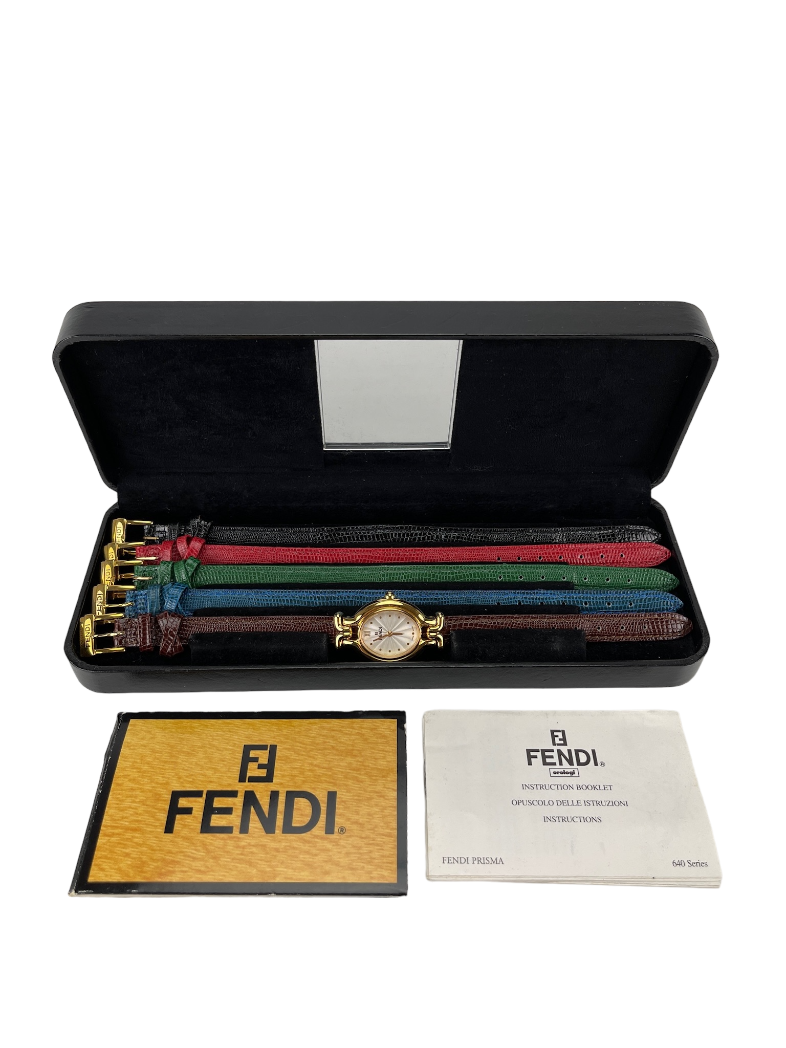 FENDI - Chameleon Interchangeable Strap Watch ( 5 Color )