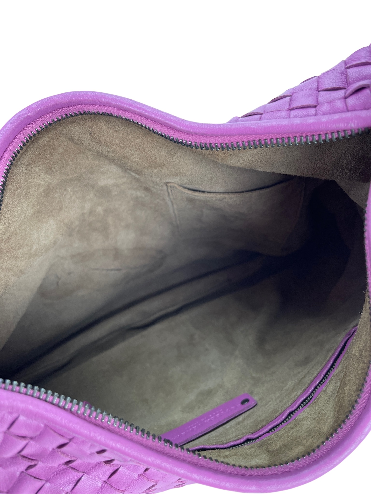 BOTTEGA VENETA - Intrecciato Hobo Bag Pink Calfskin