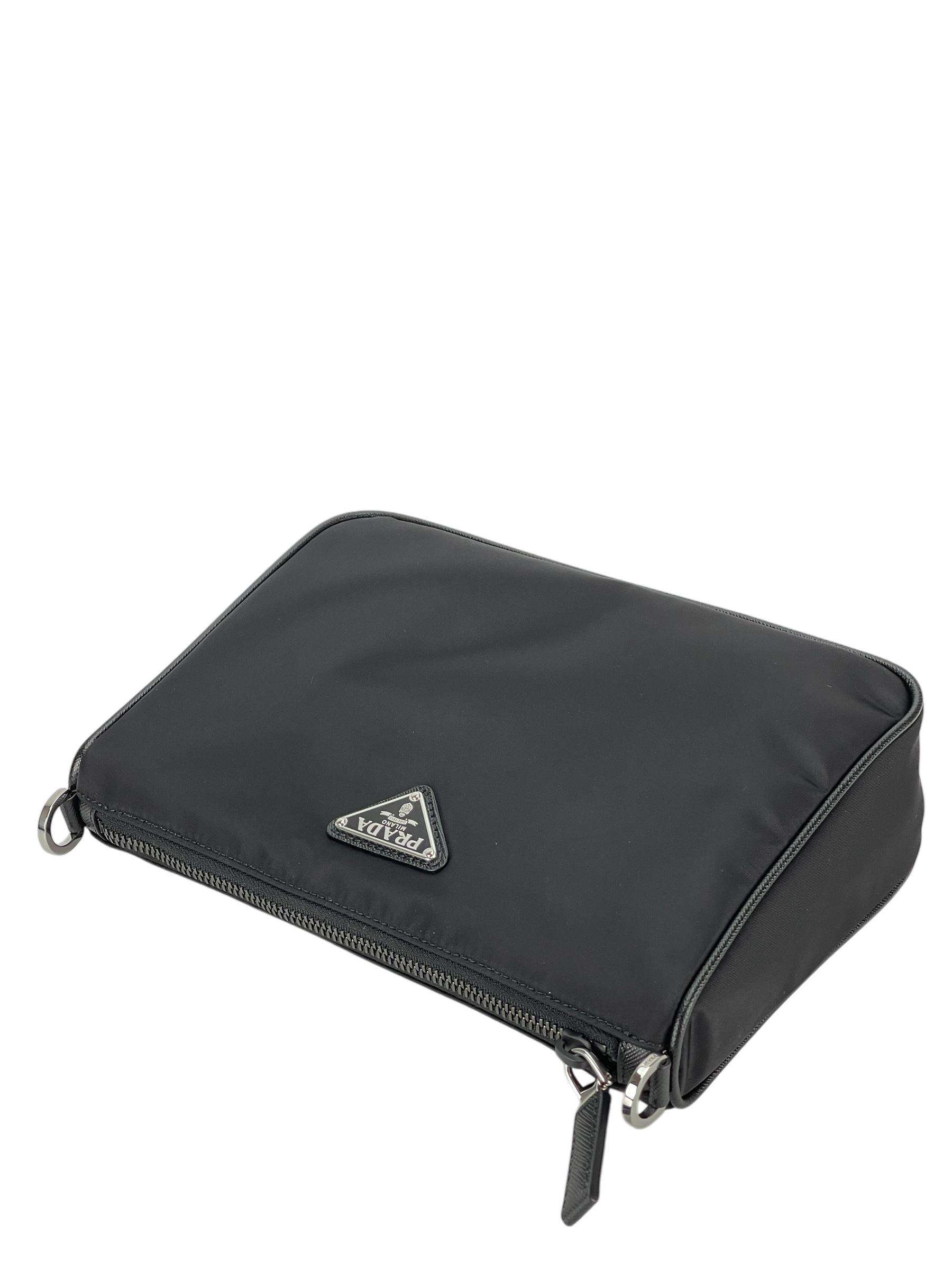 PRADA -  Crossbody Shoulder Bag Black Nylon