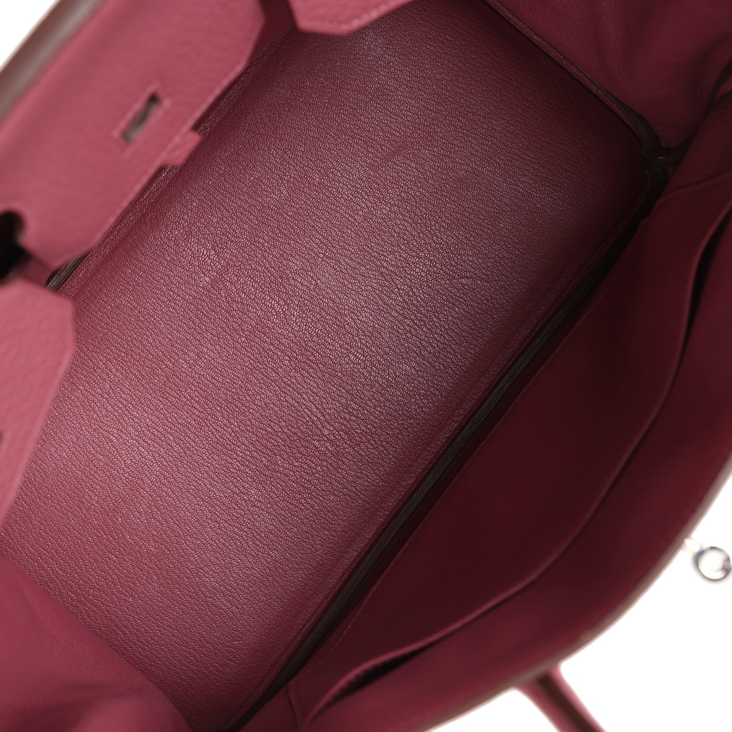 Pre-owned Hermes Birkin 35 Bois De Rose Fjord Palladium Hardware