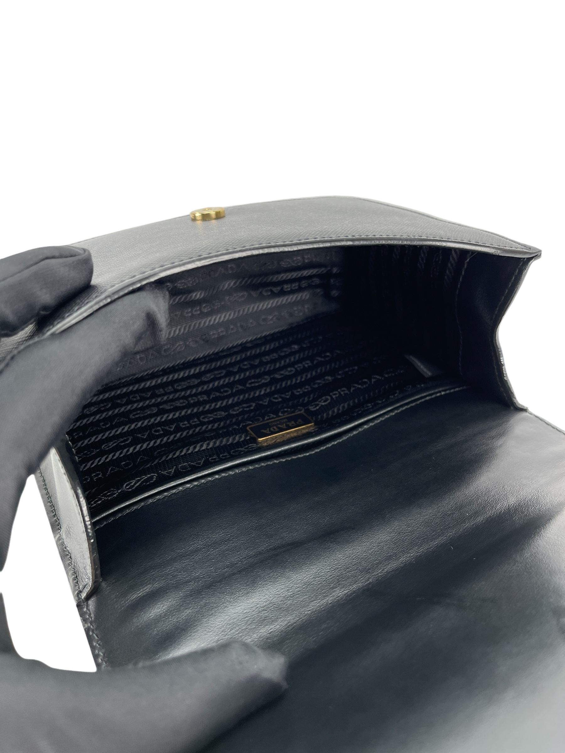 PRADA - Saffiano Leather Crossbody Shoulder Bag