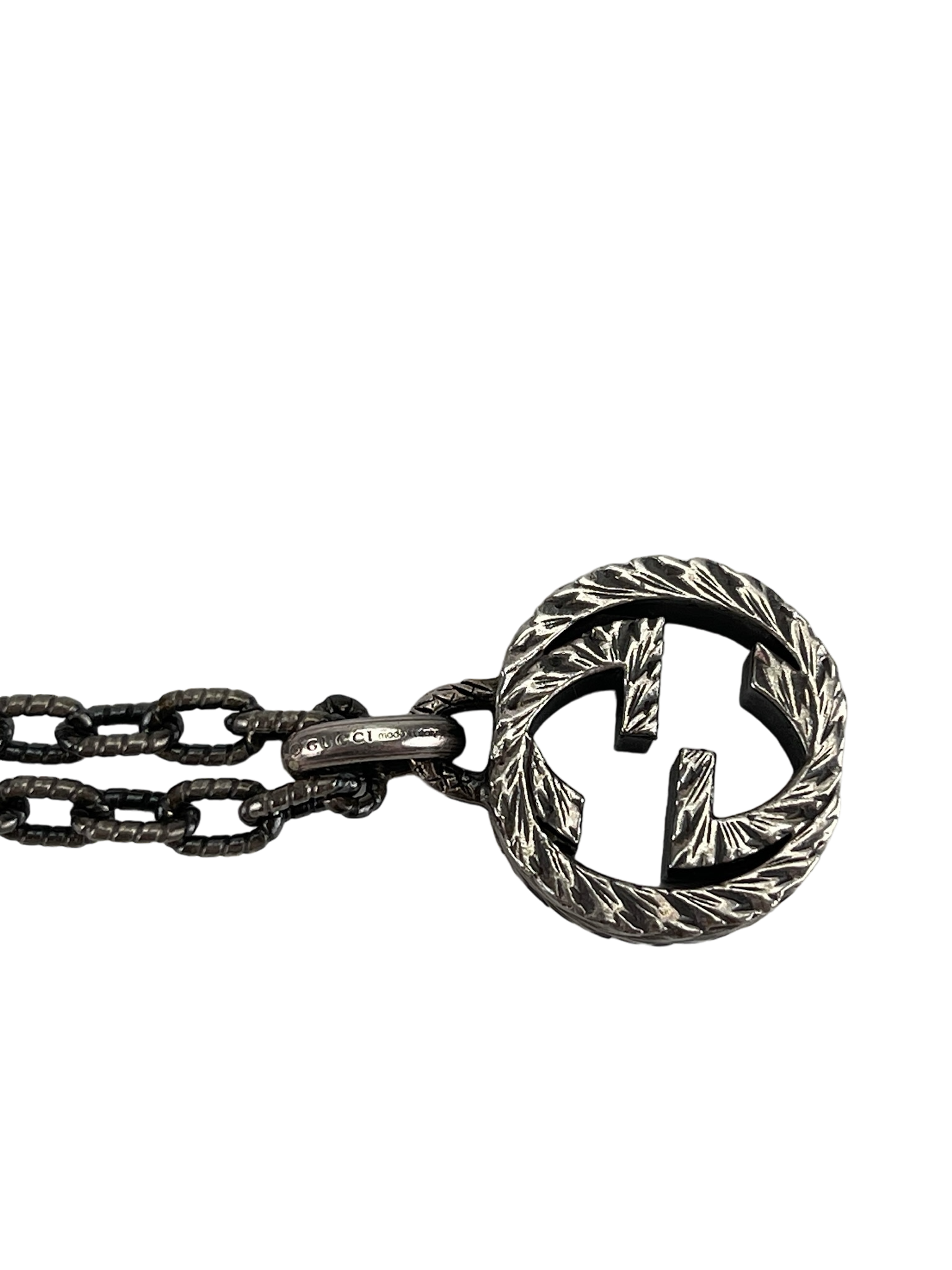 GUCCI - Double G Silver Necklace