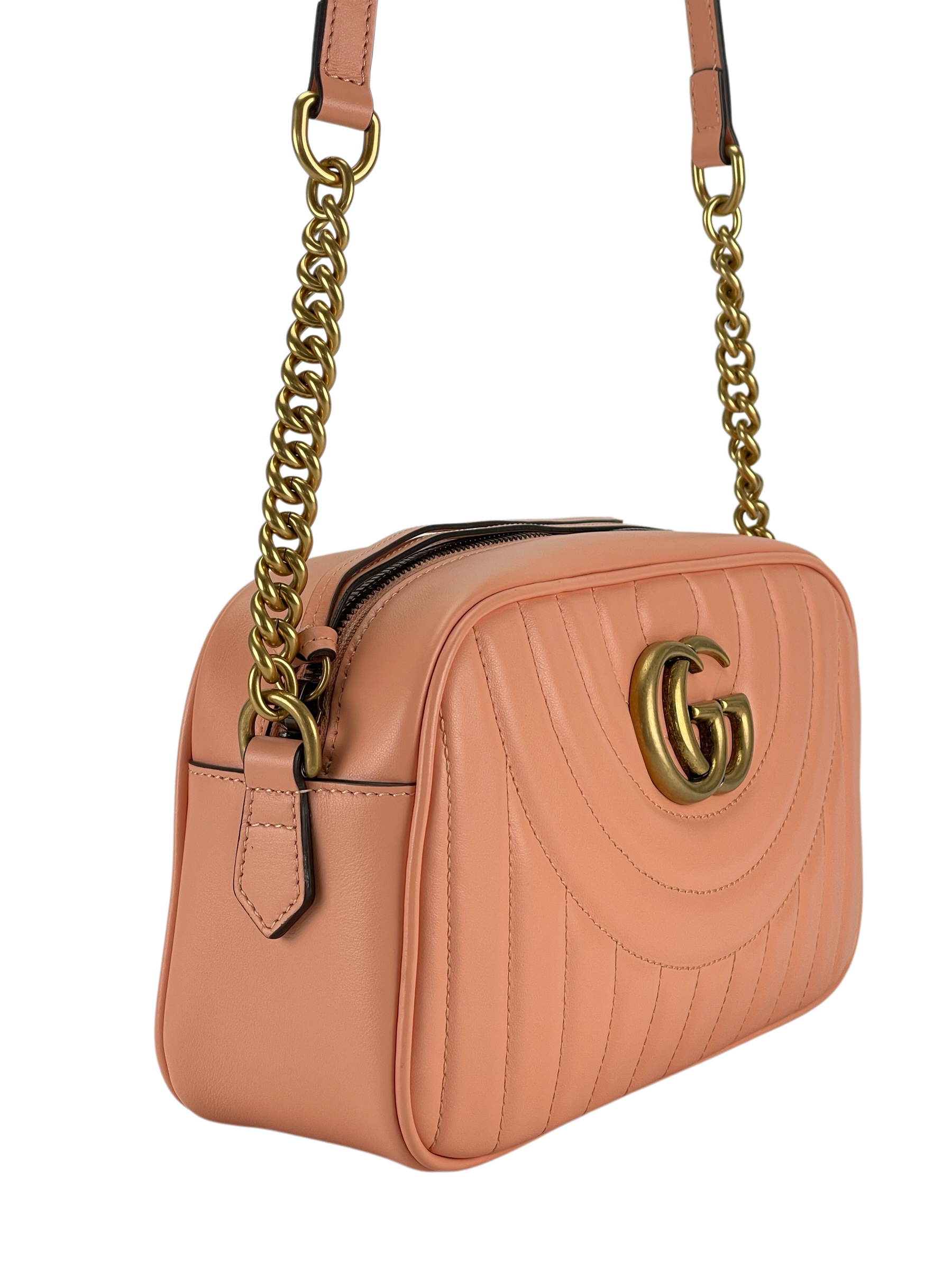 GUCCI - GG Marmont Small Leather Shoulder Bag