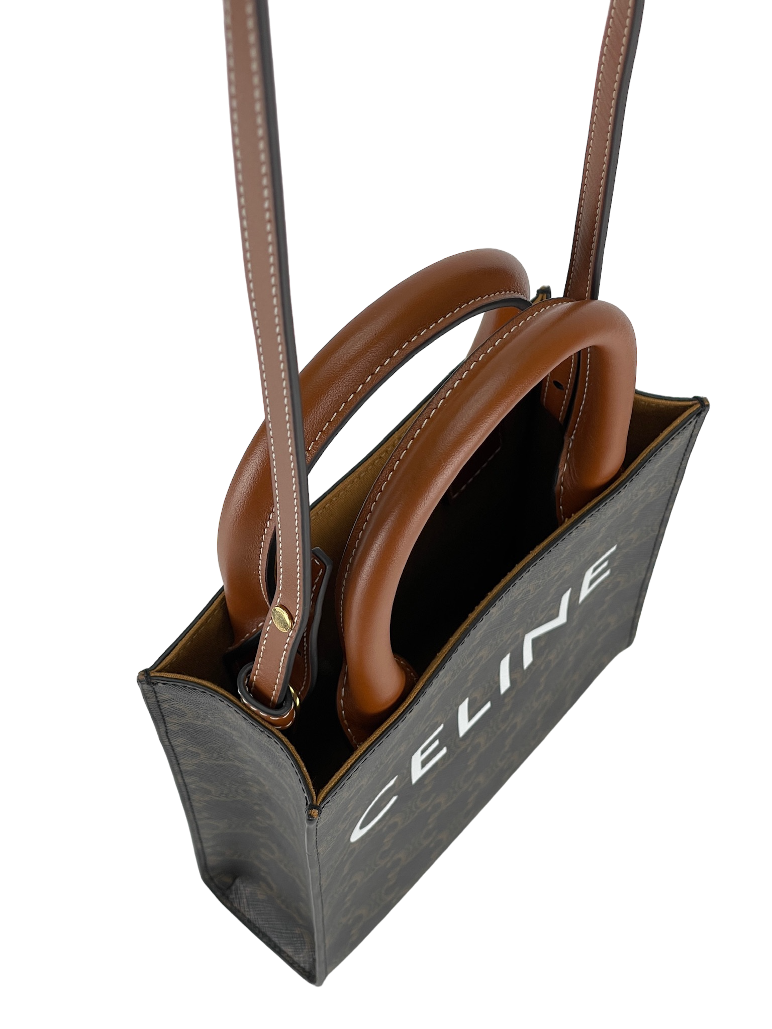 CELINE - Vertical Canvas Mini Tote Bag