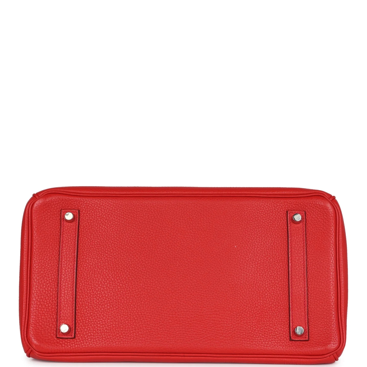 Pre-owned Hermes Birkin 35 Geranium Togo Palladium Hardware