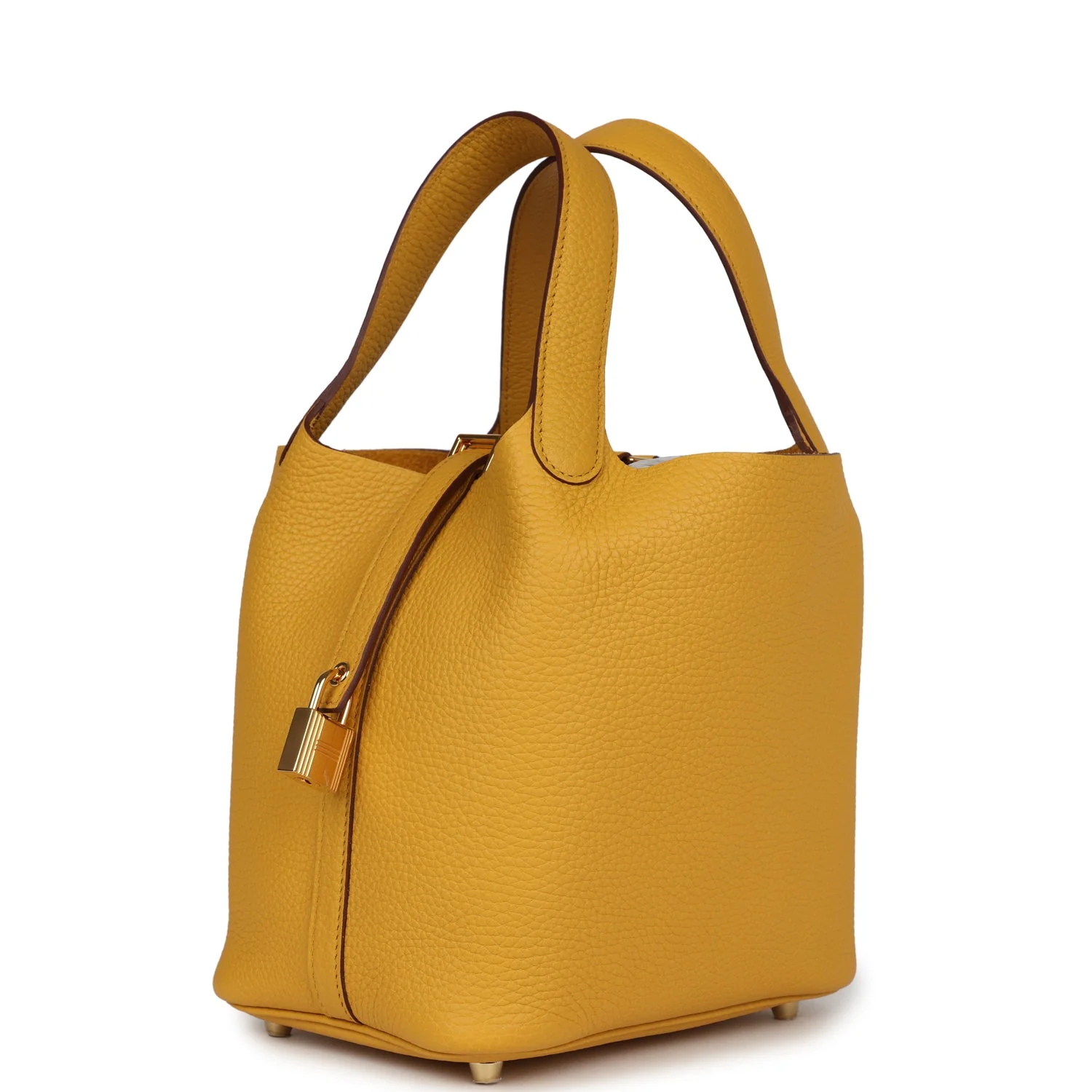 Hermes Picotin Lock 18 Jaune Ambre Clemence Gold Hardware