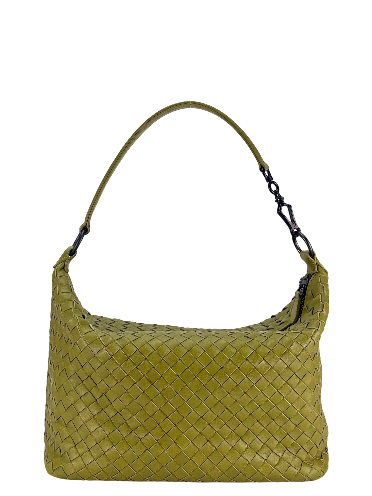BOTTEGA VENETA - Nappa Intrecciato Small Shoulder Bag Assenzio