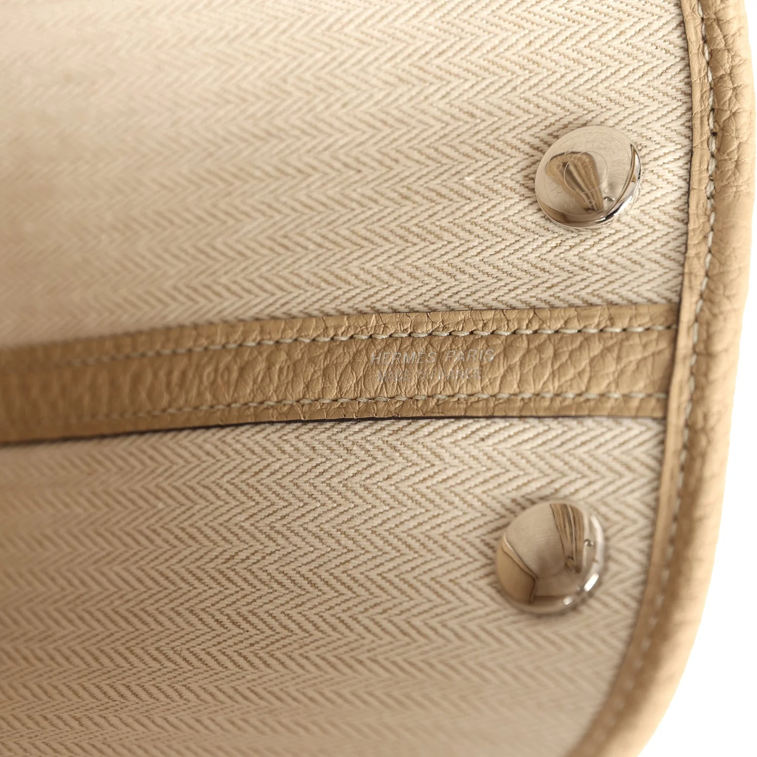 Hermes Garden Party Neo 23 Trench Negonda Palladium Hardware