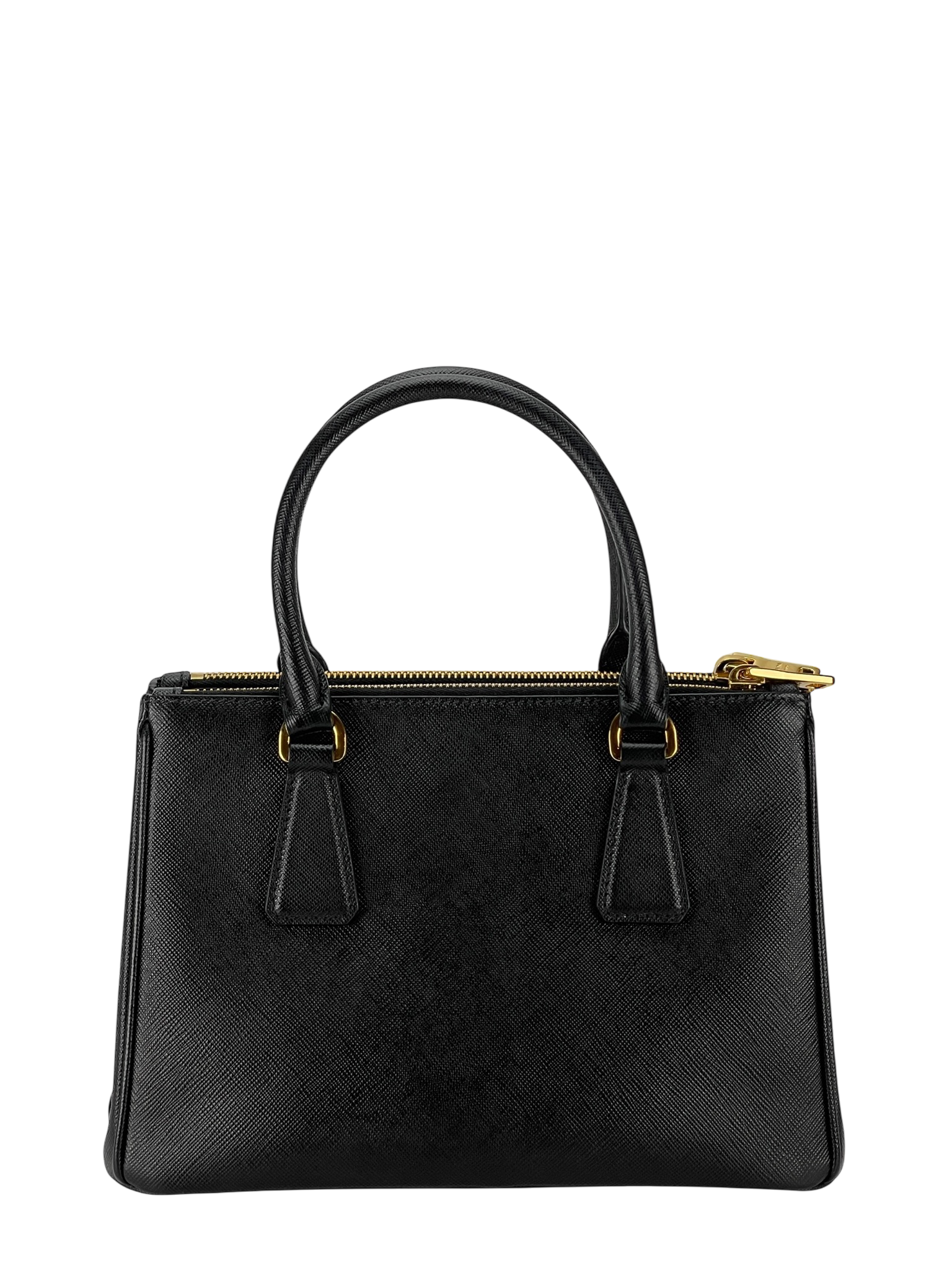 PRADA - Black Galleria Small Saffiano Leather Handbag