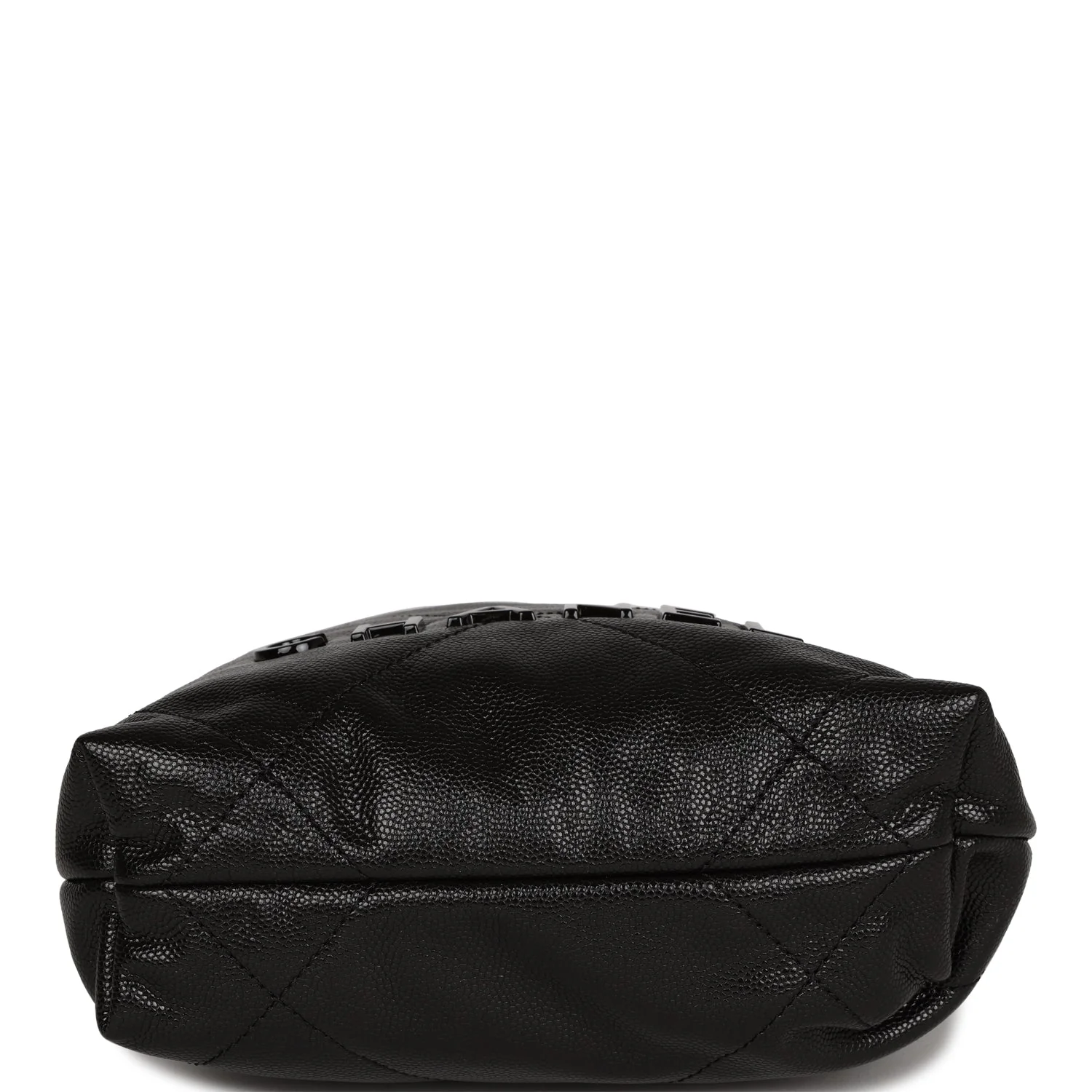 Chanel Mini 22 Bag Black Grained Calfskin Gold Hardware