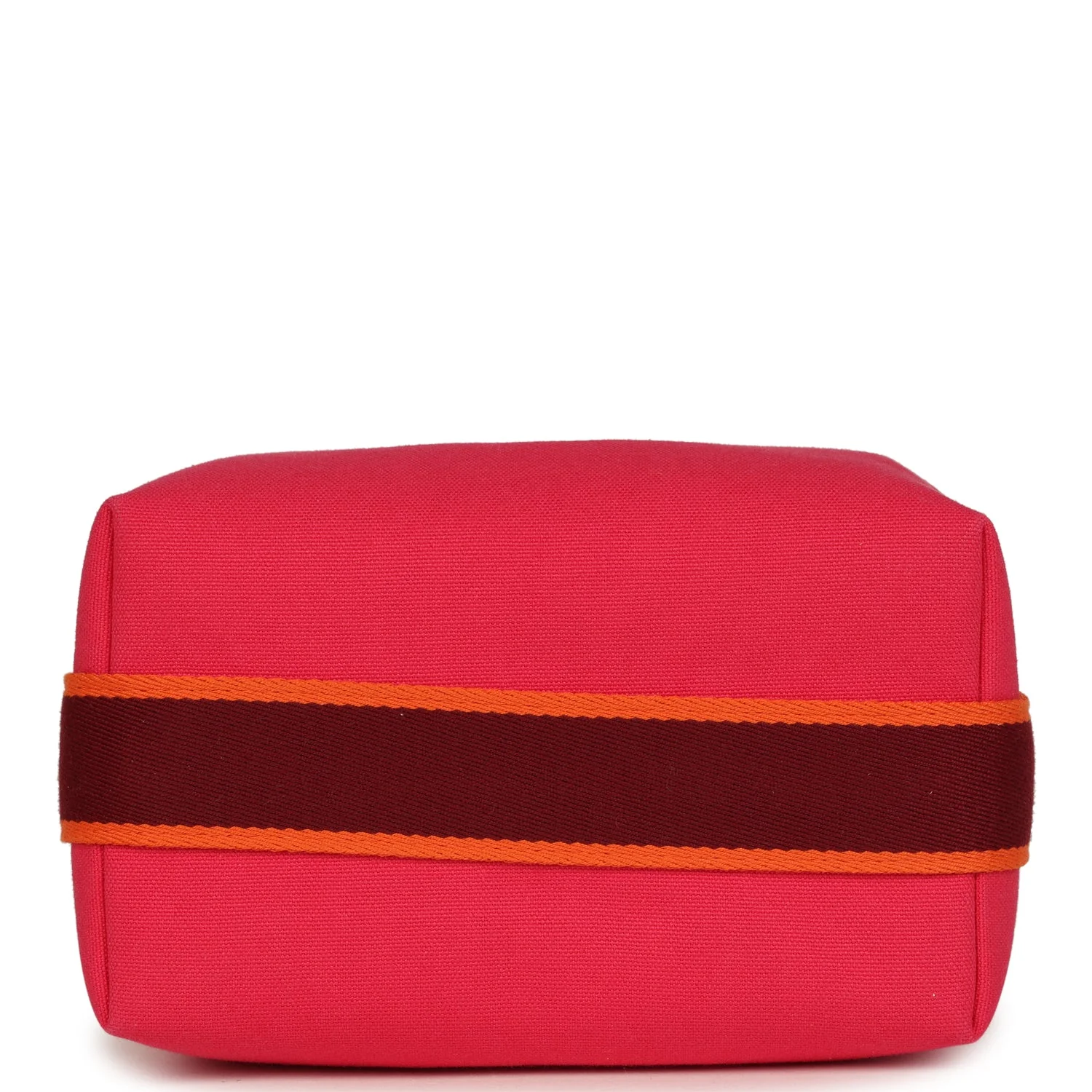 Hermes Bride A Brac Carre Case PM Hibiscus Canvas Palladium Hardware