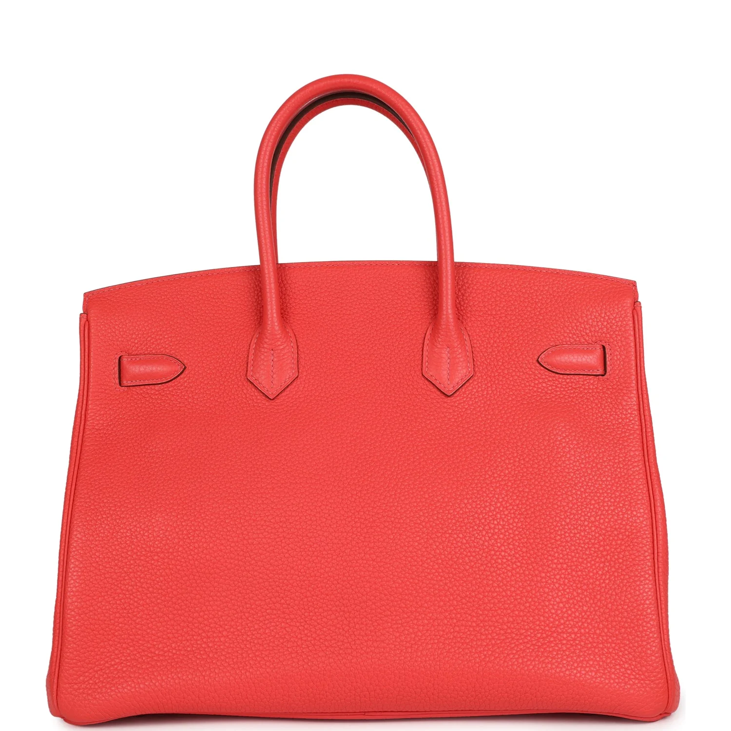 Pre-owned Hermes Birkin 35 Rose Jaipur Clemence Palladium Hardware