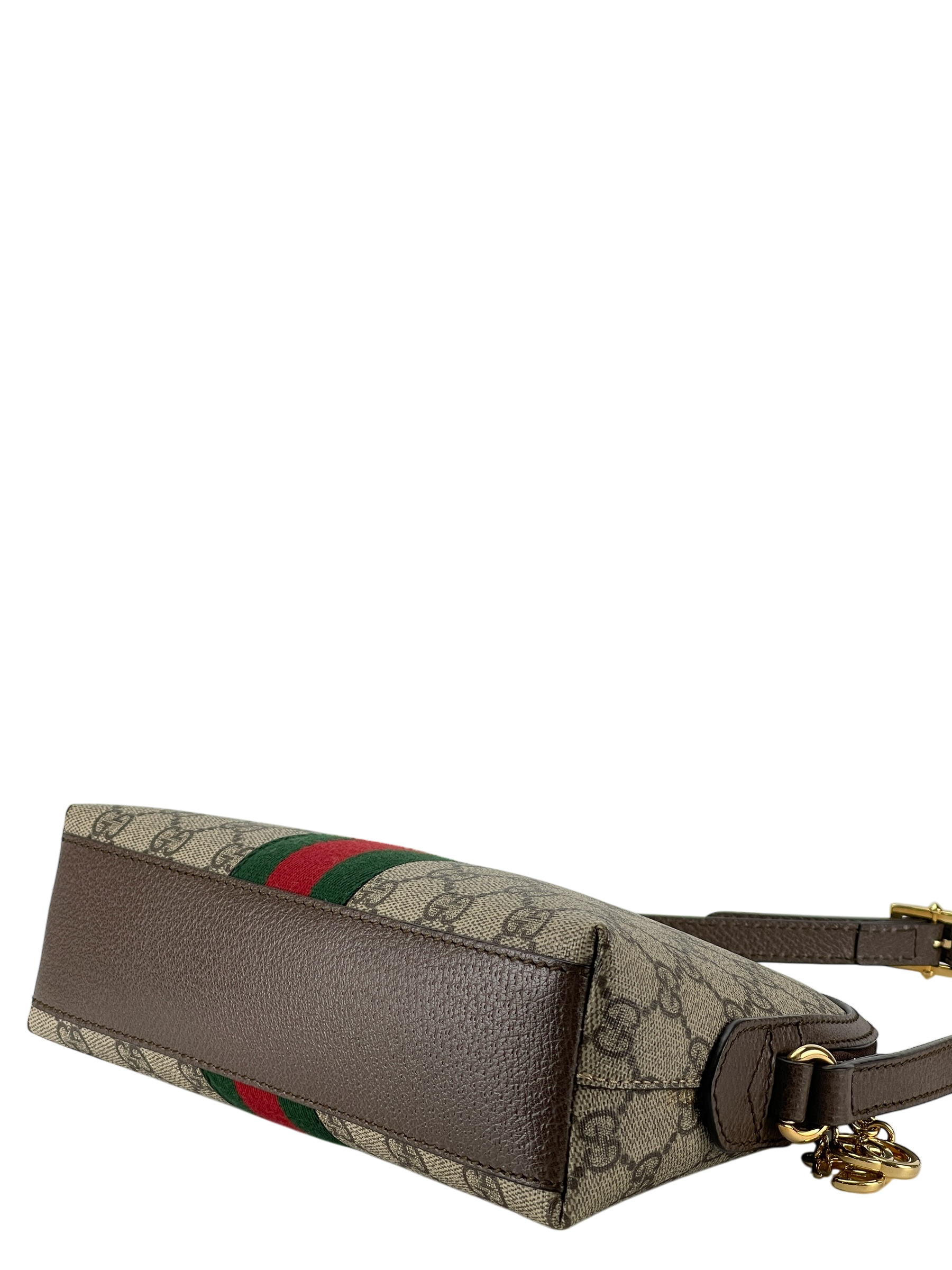 GUCCI - GG supreme Canvas Ophidia small shoulder bag