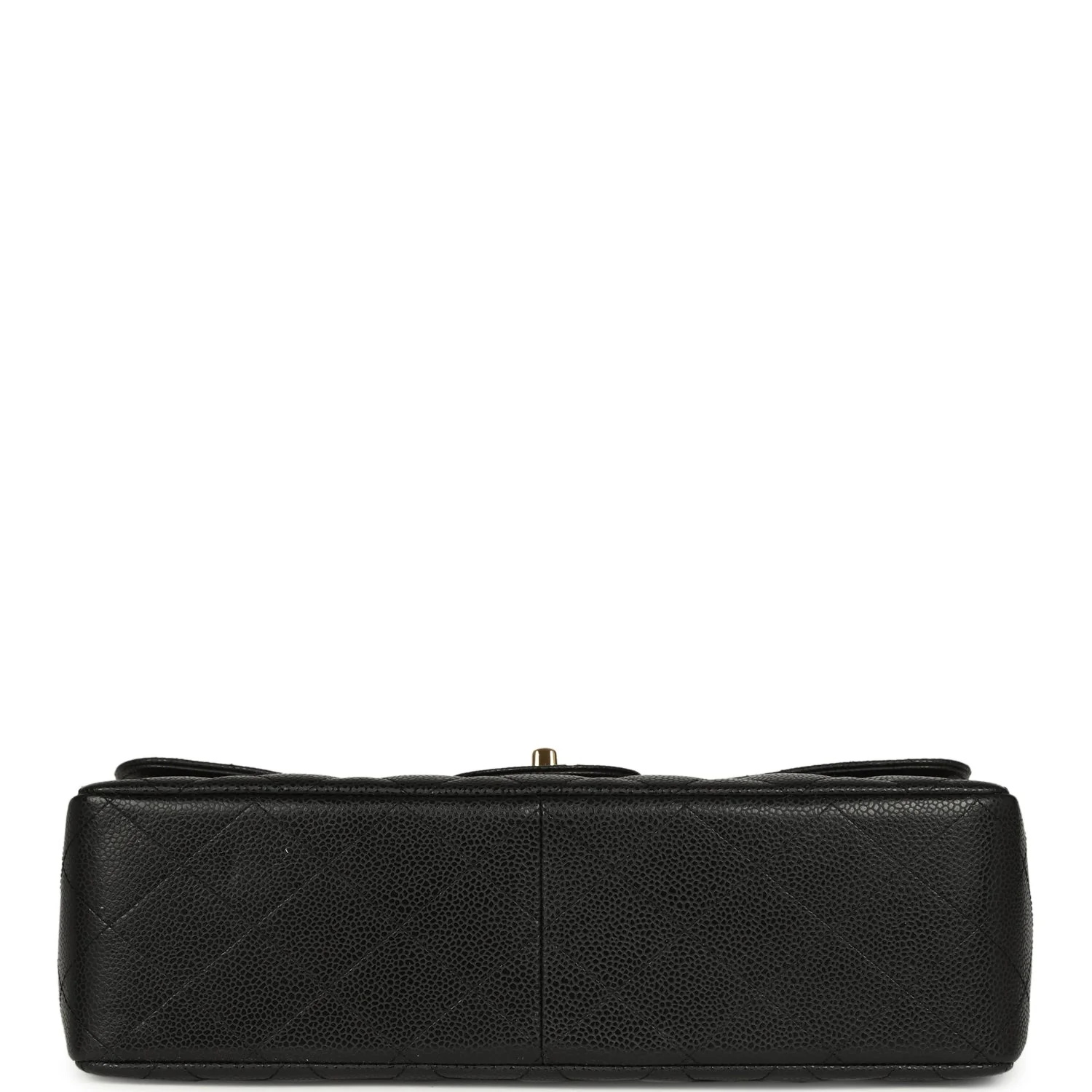 Chanel Jumbo Classic Single Flap Bag Black Caviar Gold Hardware