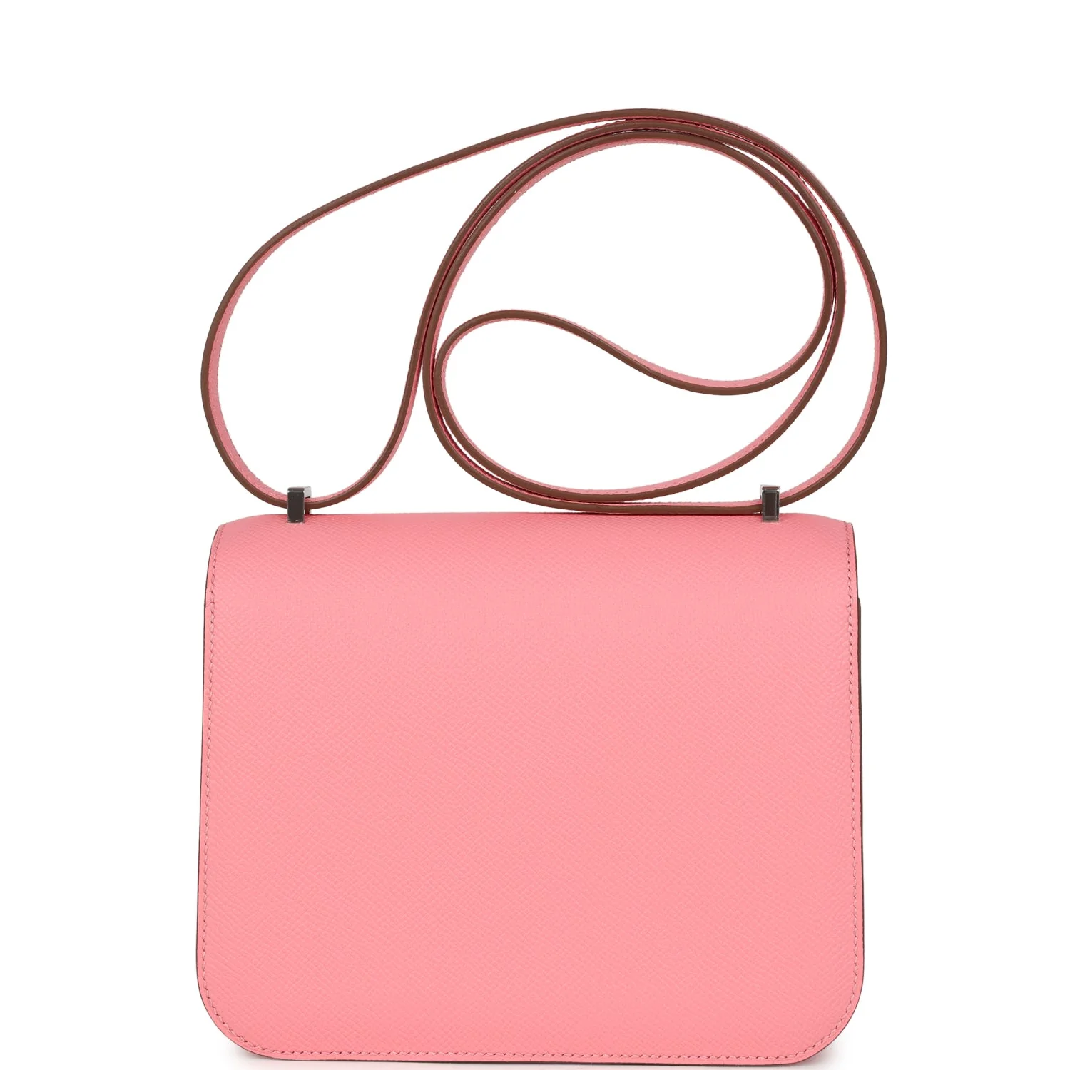 Hermes Constance 18 Rose Confetti Epsom Palladium Hardware