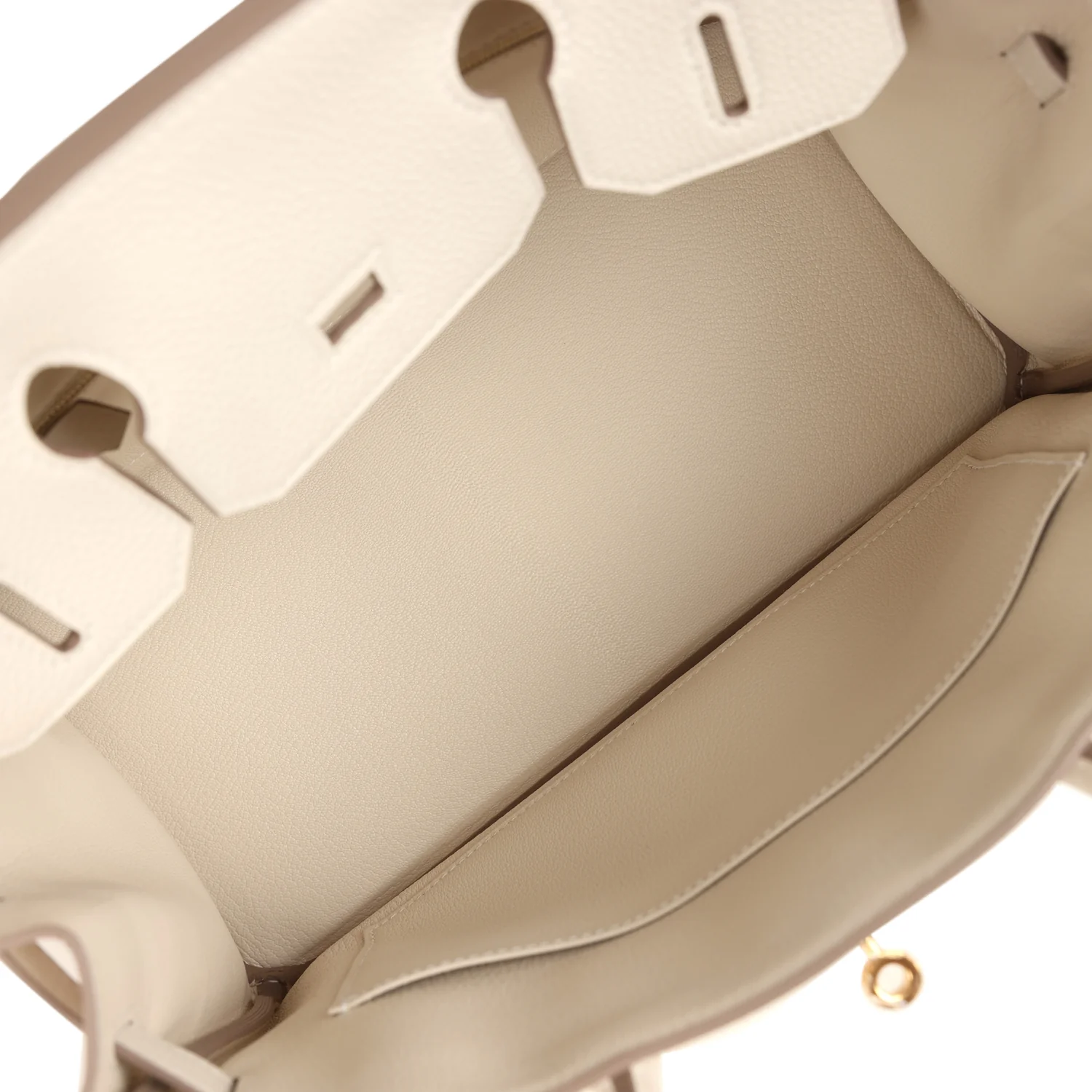 Hermes Birkin 30 Craie Togo Gold Hardware