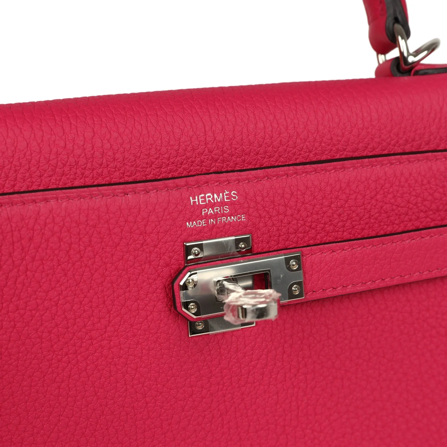 Hermes Kelly Retourne 25 Rose Mexico Togo Palladium Hardware