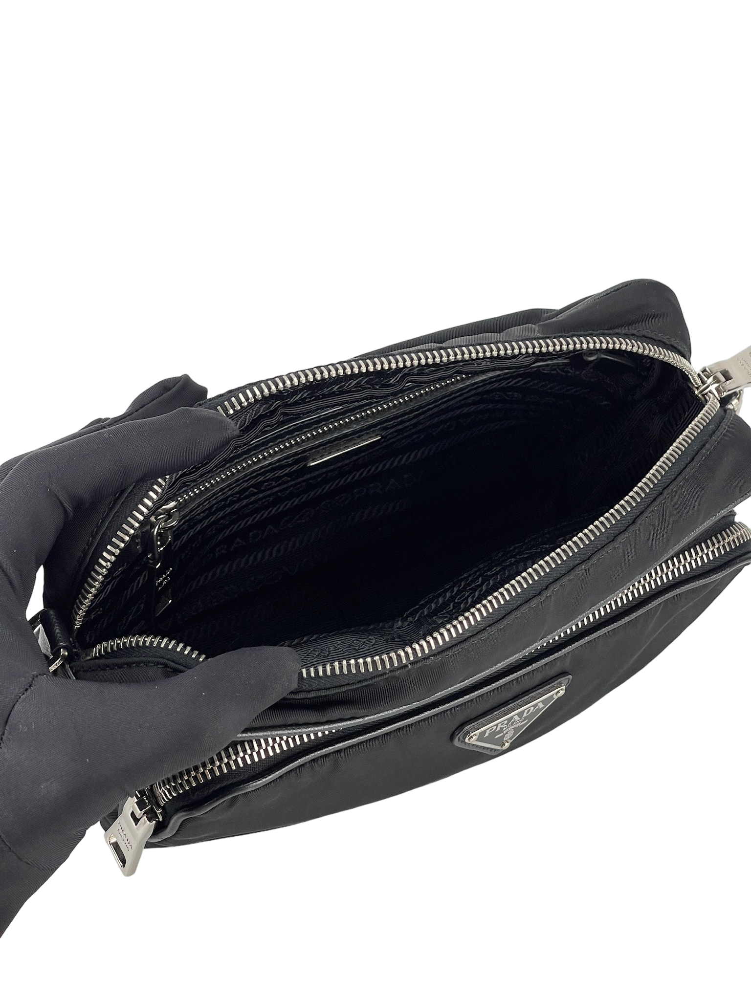 PRADA - Nylon Camera Shoulder Bag