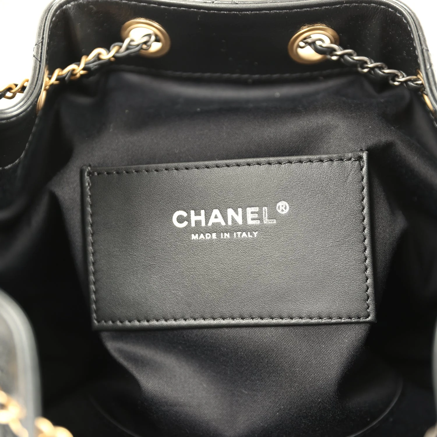 Chanel Small 25 Hobo Bag Black Shiny Crumpled Calfskin Mixed Metal Hardware