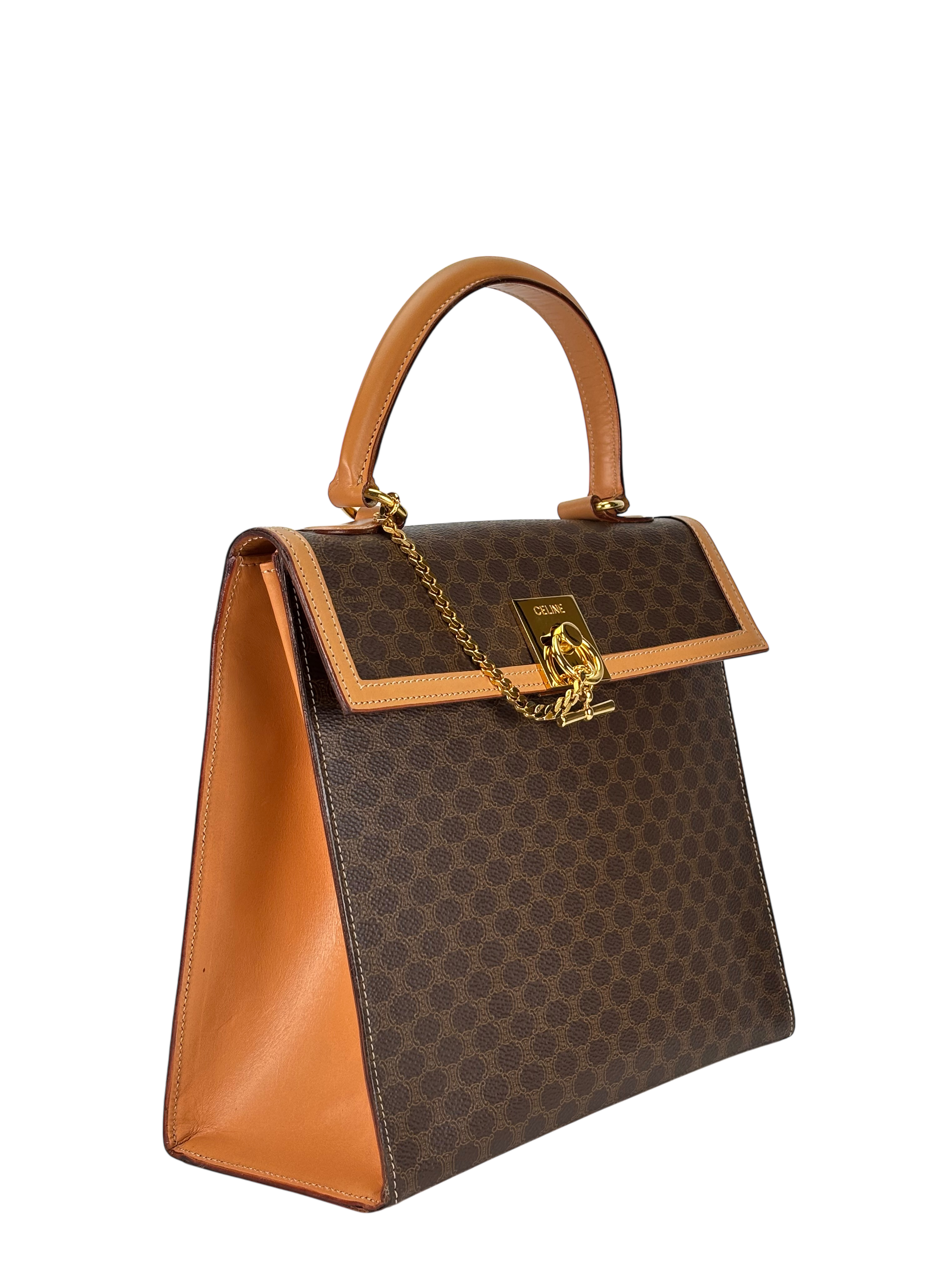 CELINE - Monogram PVC Macadam Handbag