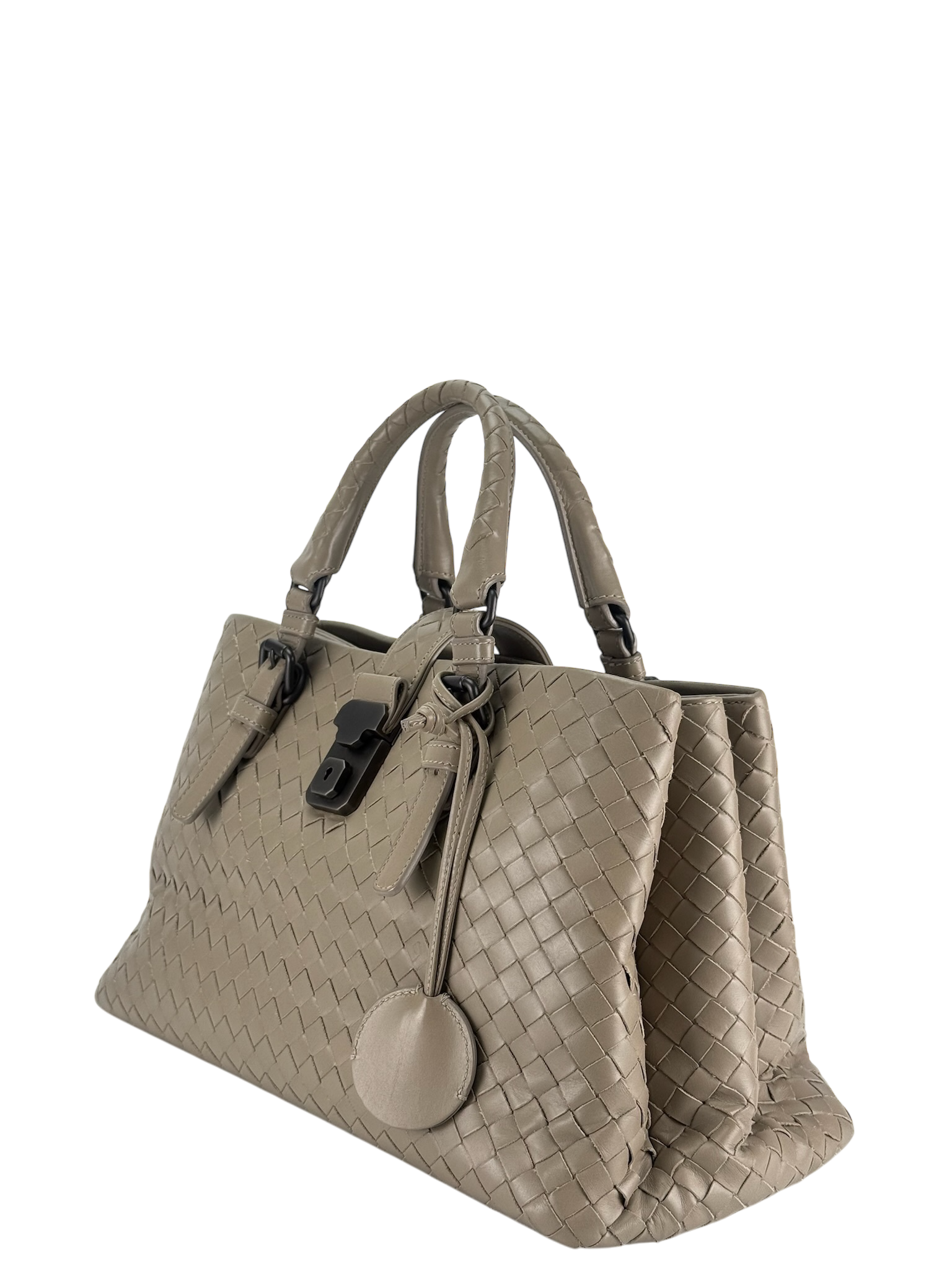 BOTTEGA VENETA - Grey Light Calf Veneta Bag