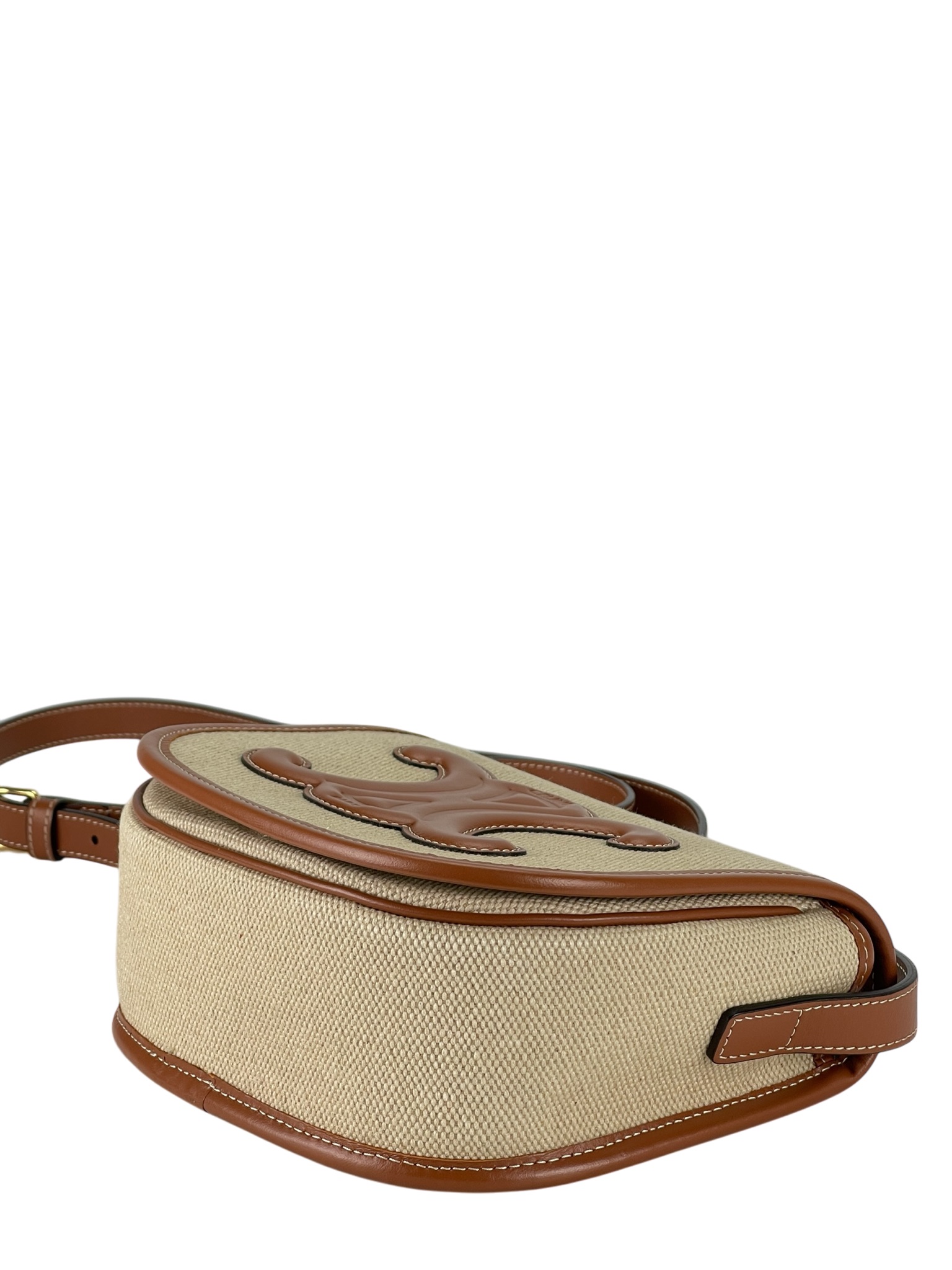 CELINE - Mini Besace Triomphe Shoulder Bag Beige