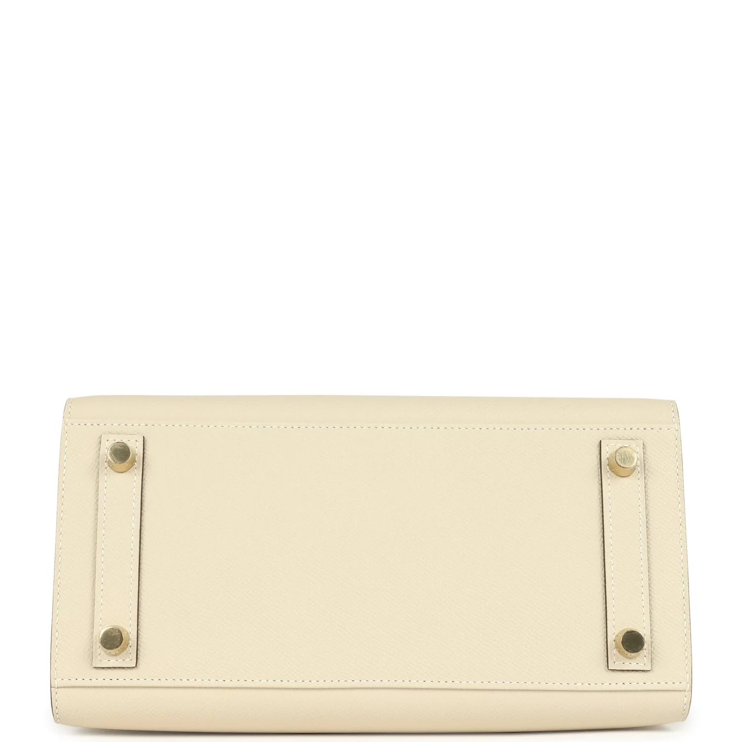 Hermes Special Order (HSS) Birkin Sellier 25 Craie Verso Epsom Brushed Gold Hardware