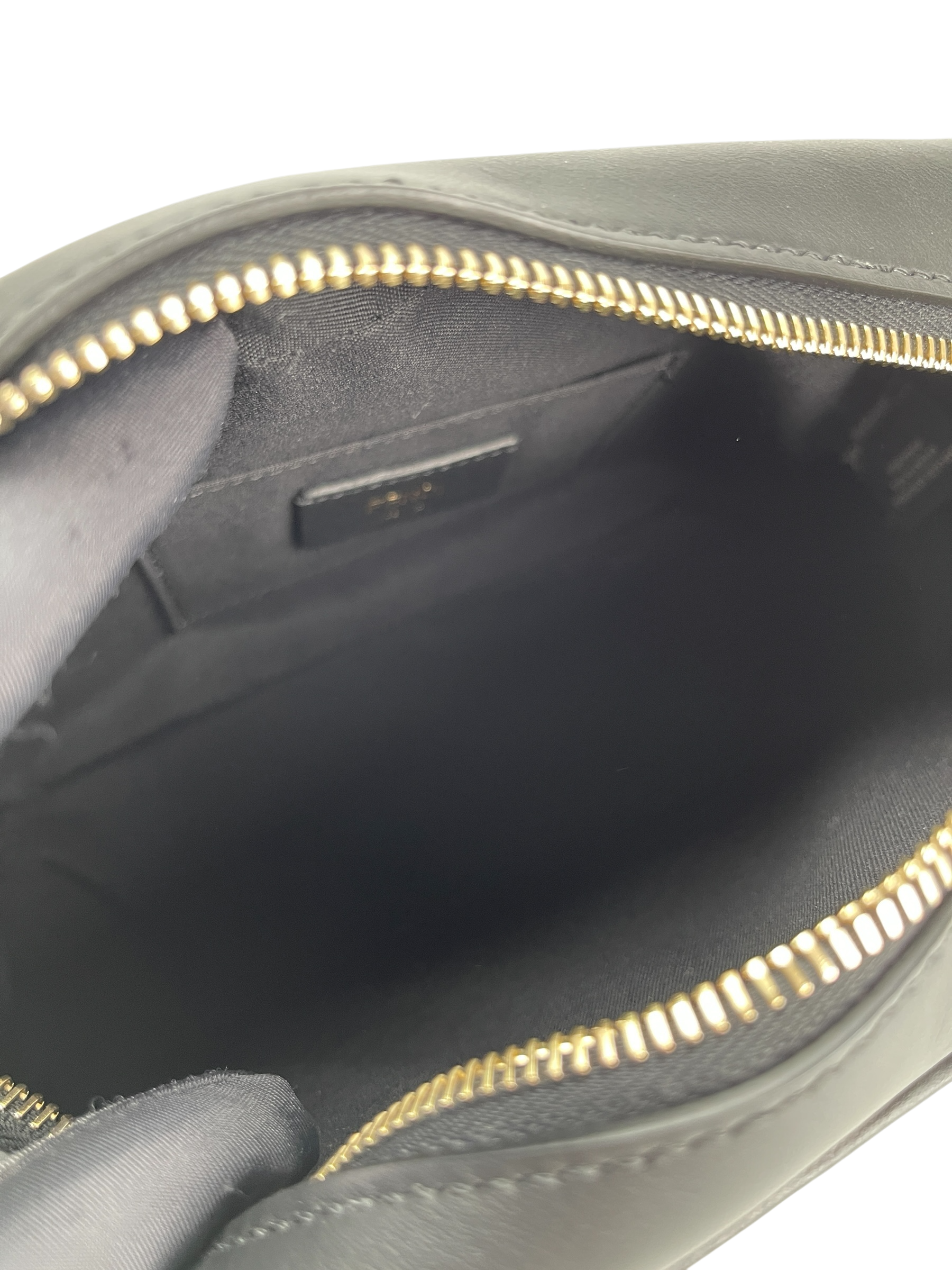 FENDI - Camera Case Zucca Embossed Leather