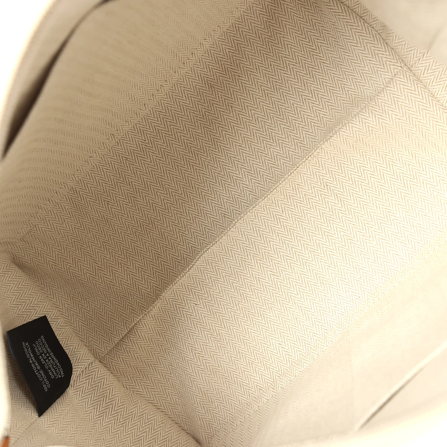 Hermes Bride-A-Brac Case GM Neutral Toile Canvas Palladium Hardware